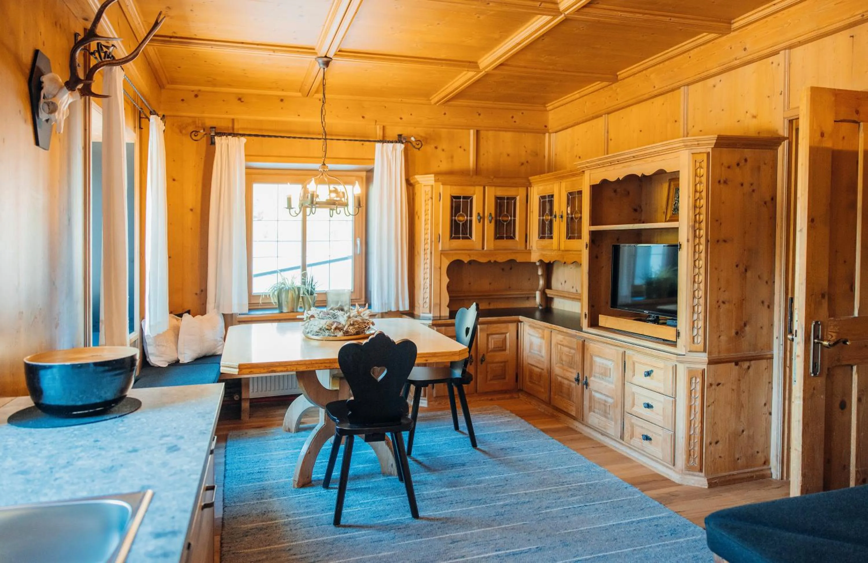 Seating area in Hotel Gasthof Hirschentenne