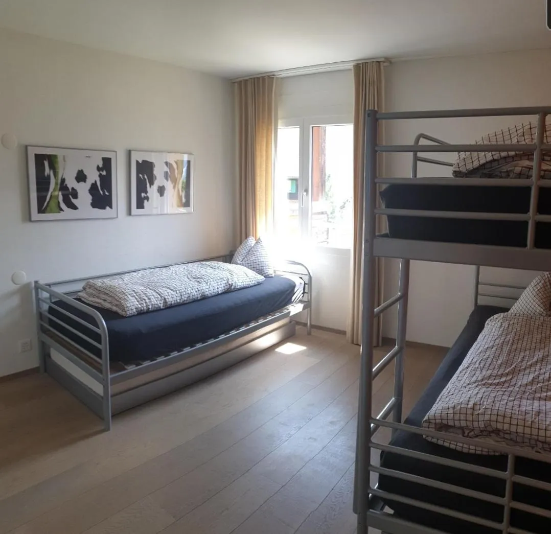 Bed in Hotel Jungfrau Mürren