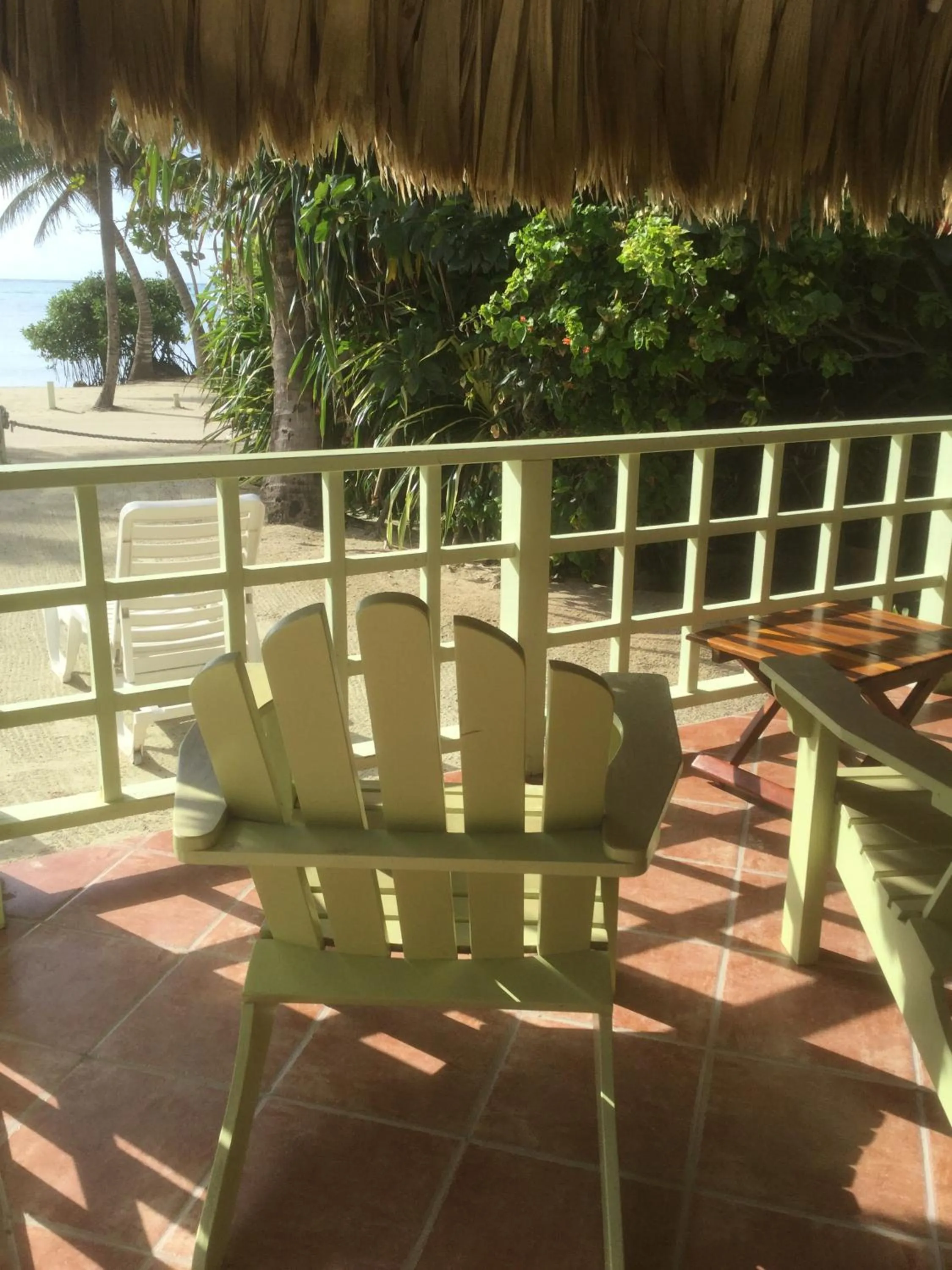 Patio in Caye Casa