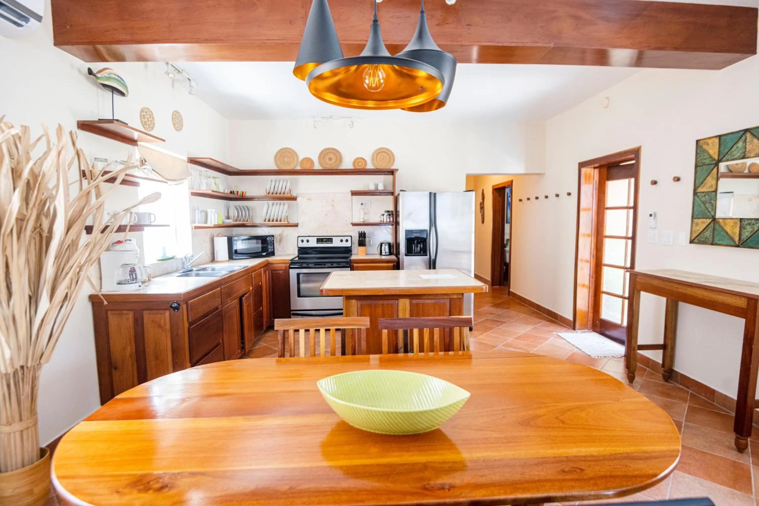 Dining area in Caye Casa