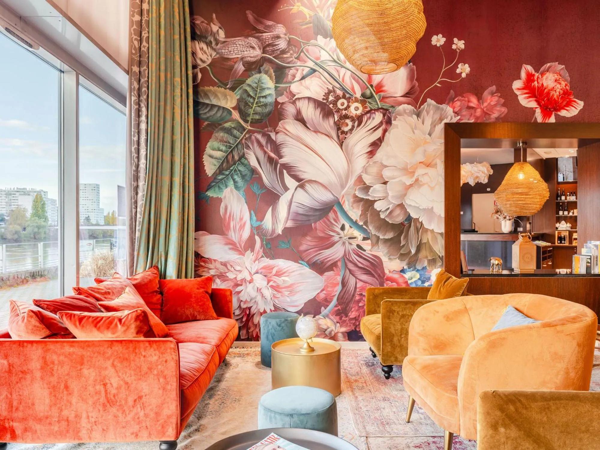 Living room in Residhome Nantes Berges De La Loire