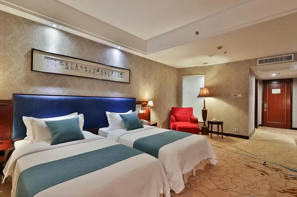 Deluxe Twin Room in Shunde Grand View Hotel Deluxe Twin Room in Shunde Grand View Hotel