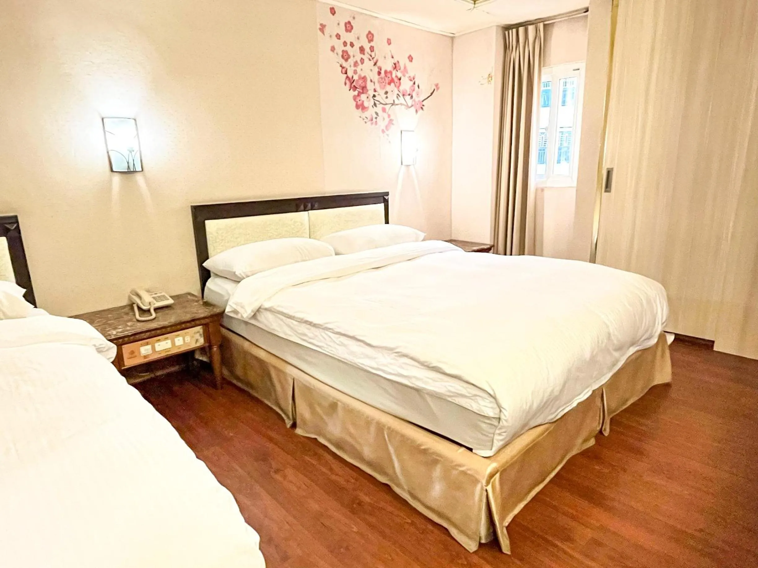 Bed in Spring Art Hotel