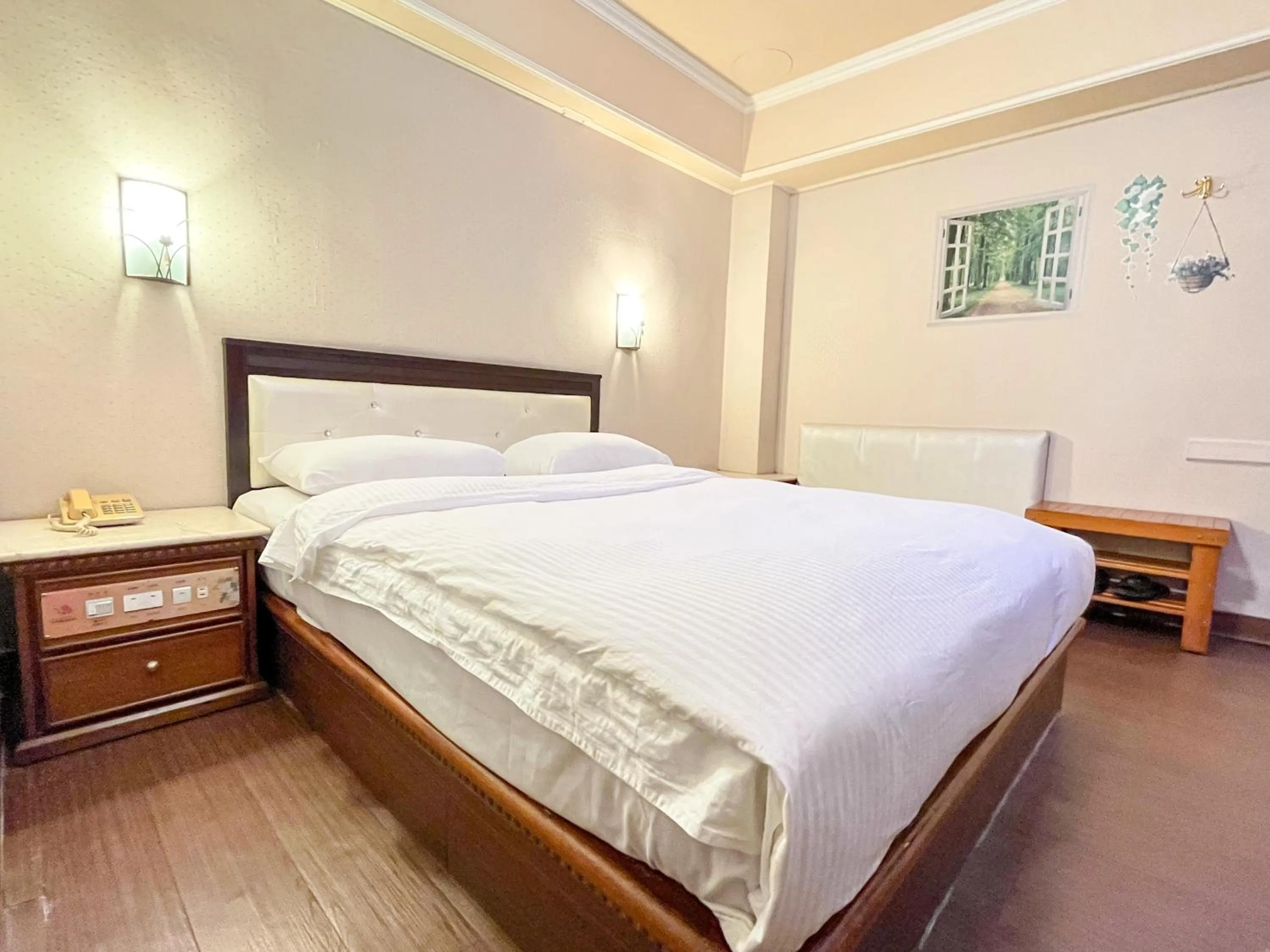 Bed in Spring Art Hotel