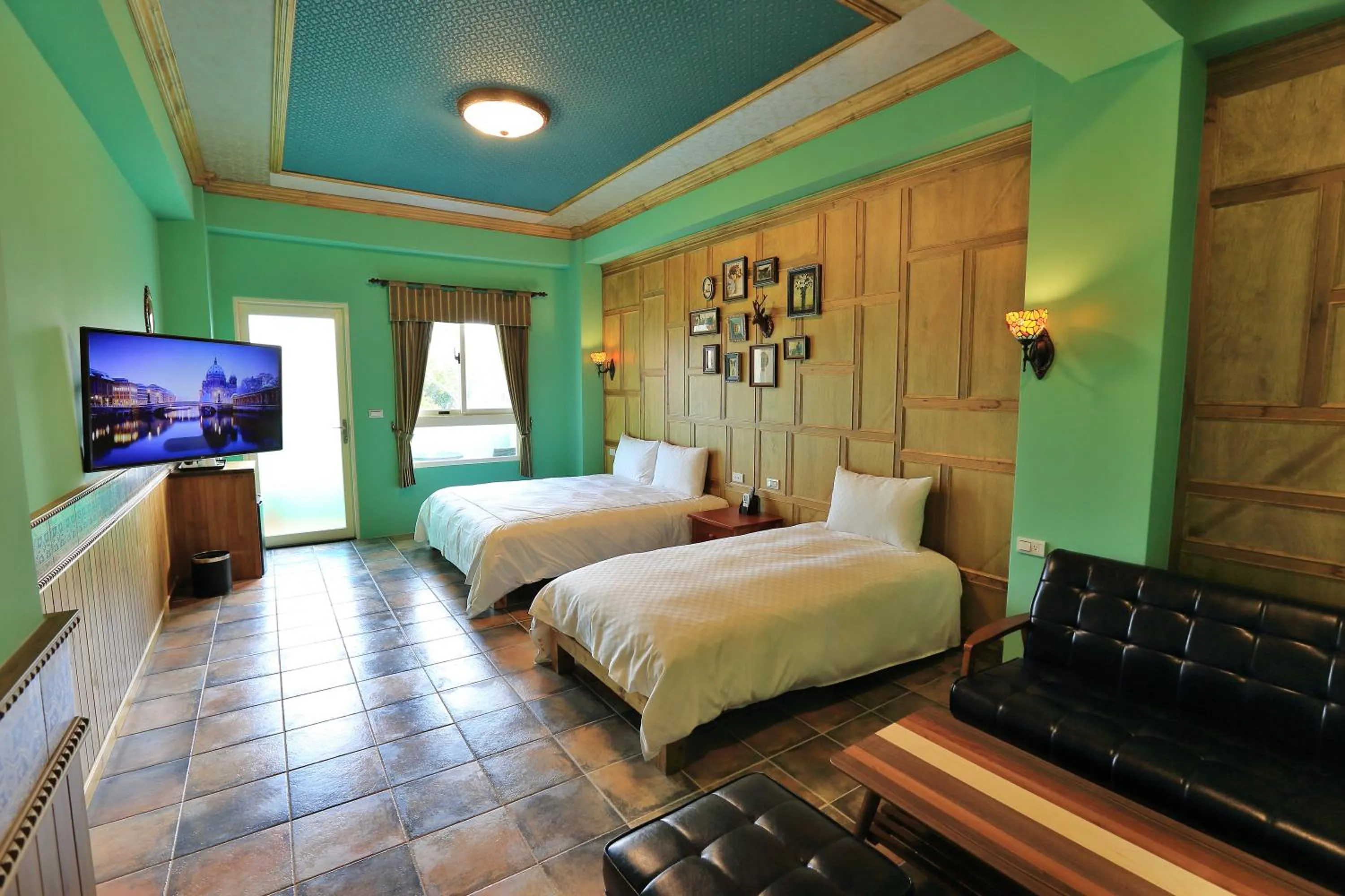 Bedroom, Bed in Green Resort