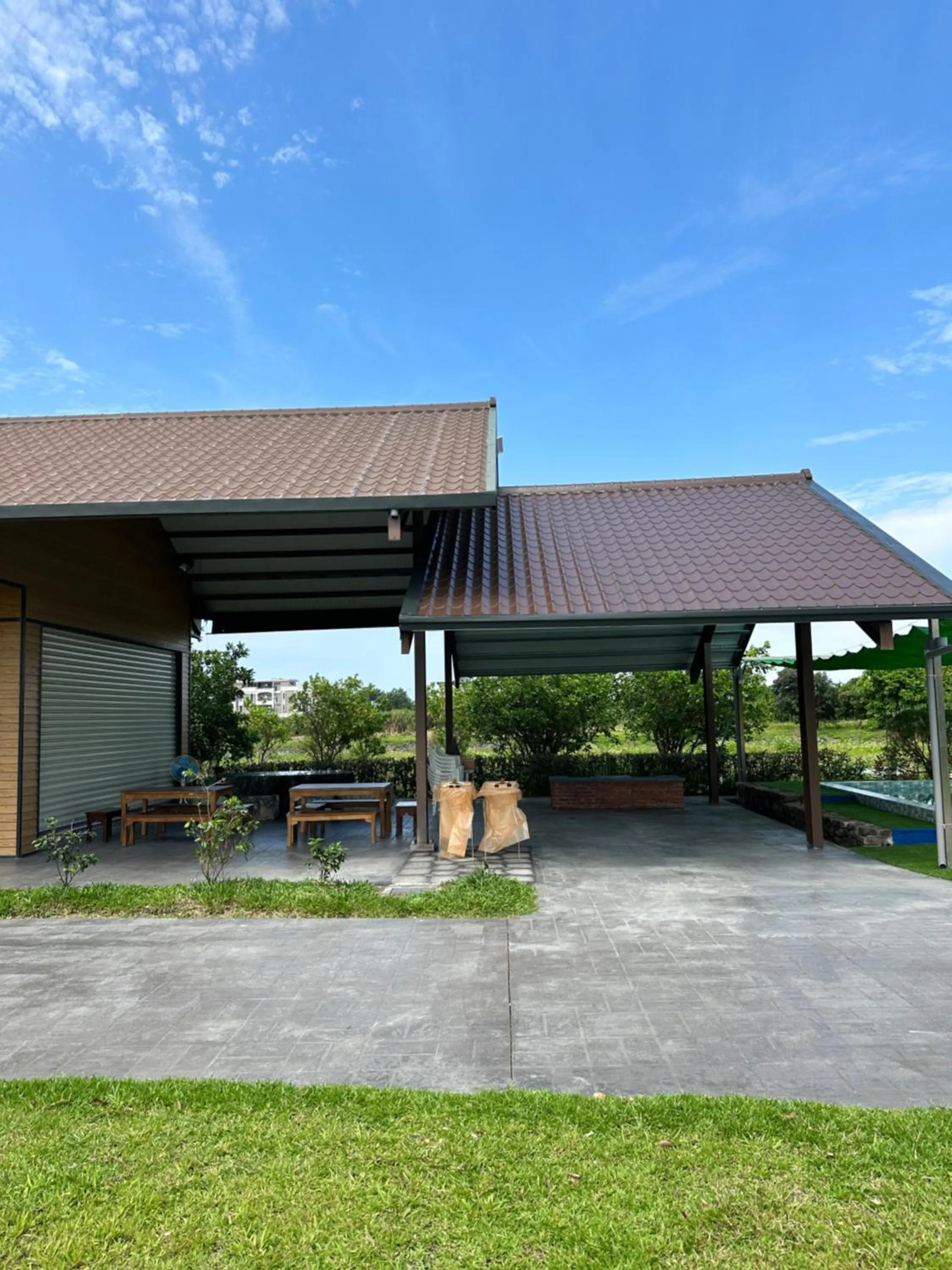 BBQ facilities in Green Resort