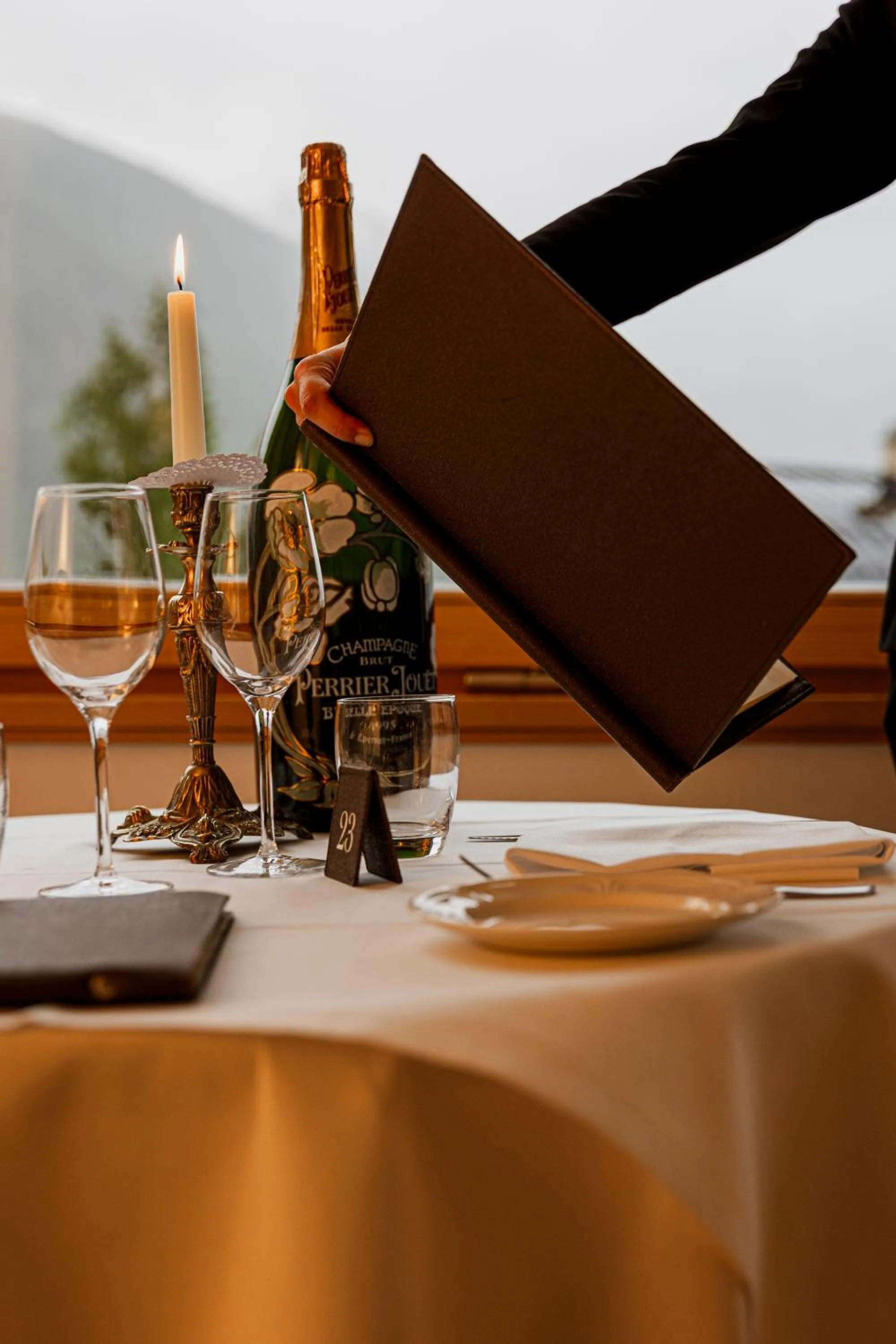 Food and drinks in Hotel Bernina 1865 by Kleos Group Collection