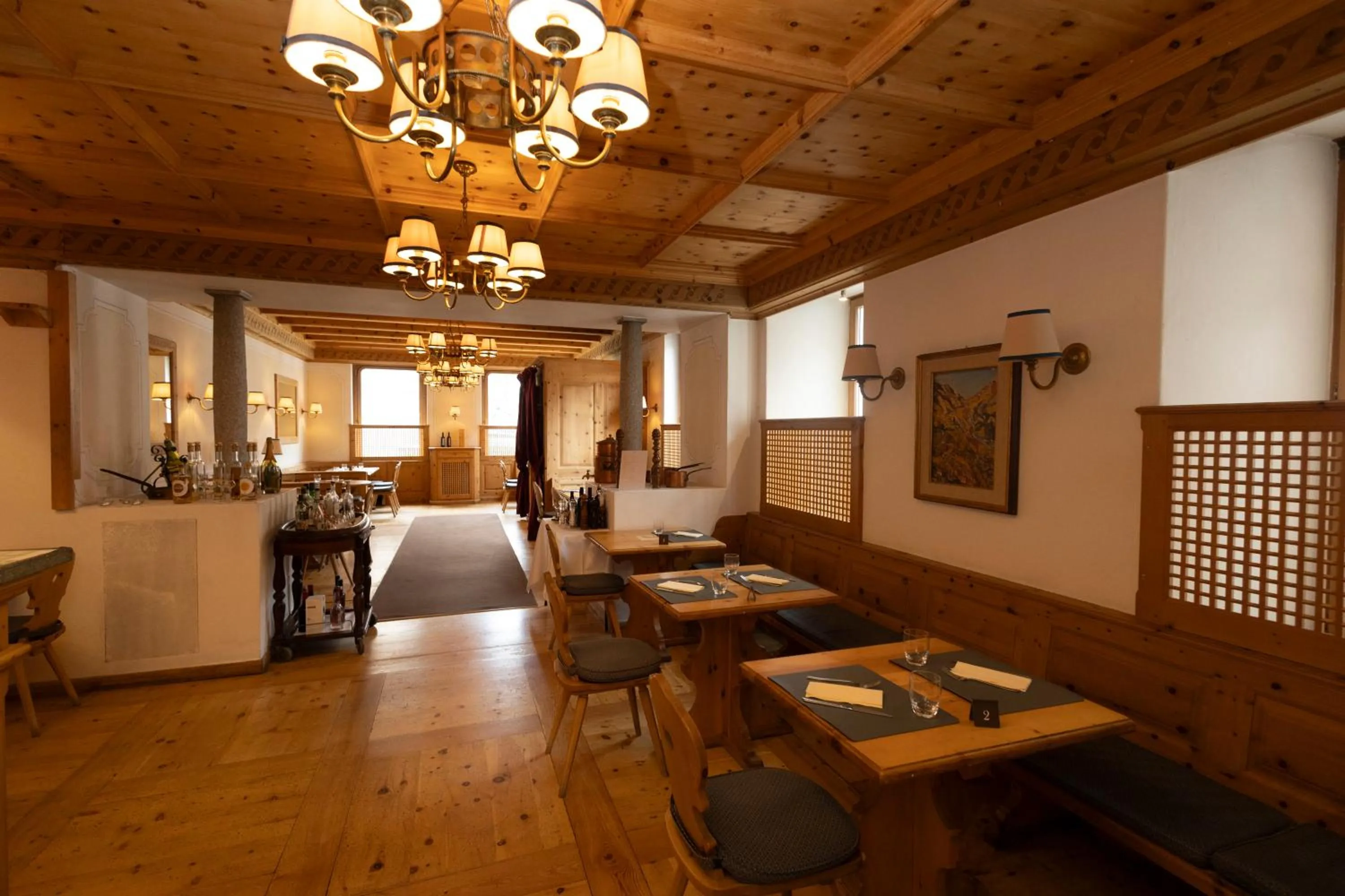 Restaurant/places to eat in Hotel Bernina 1865 by Kleos Group Collection