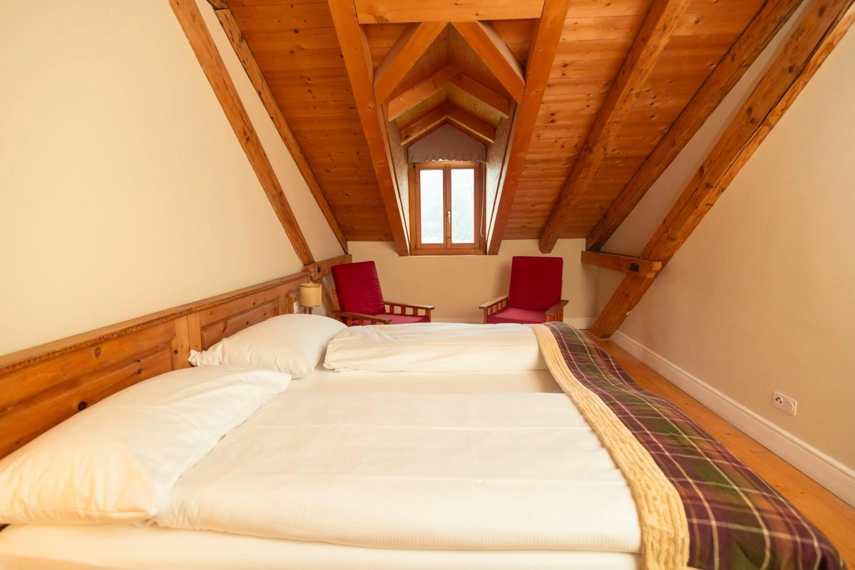 Bed in Hotel Bernina 1865 by Kleos Group Collection