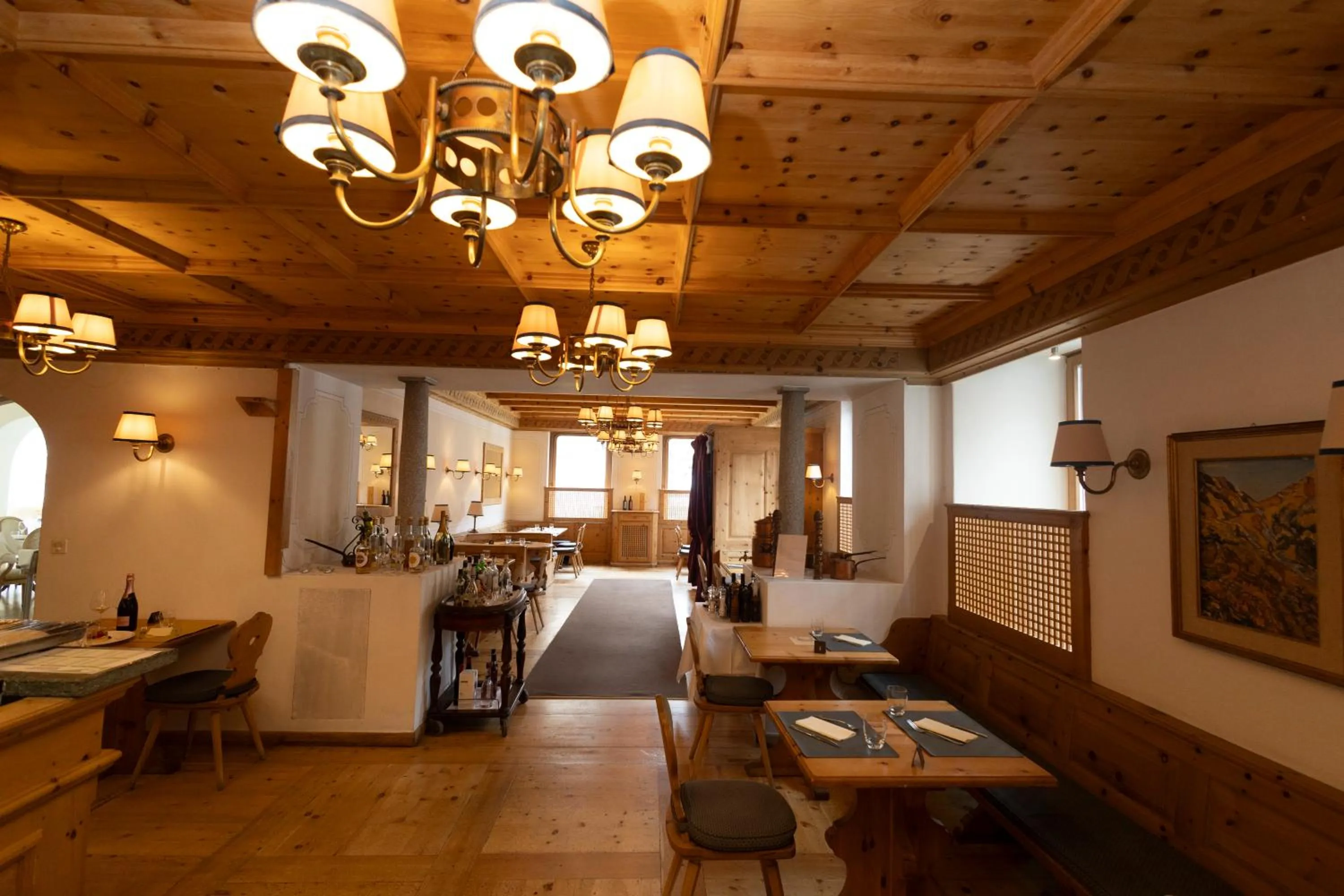 Restaurant/places to eat in Hotel Bernina 1865 by Kleos Group Collection