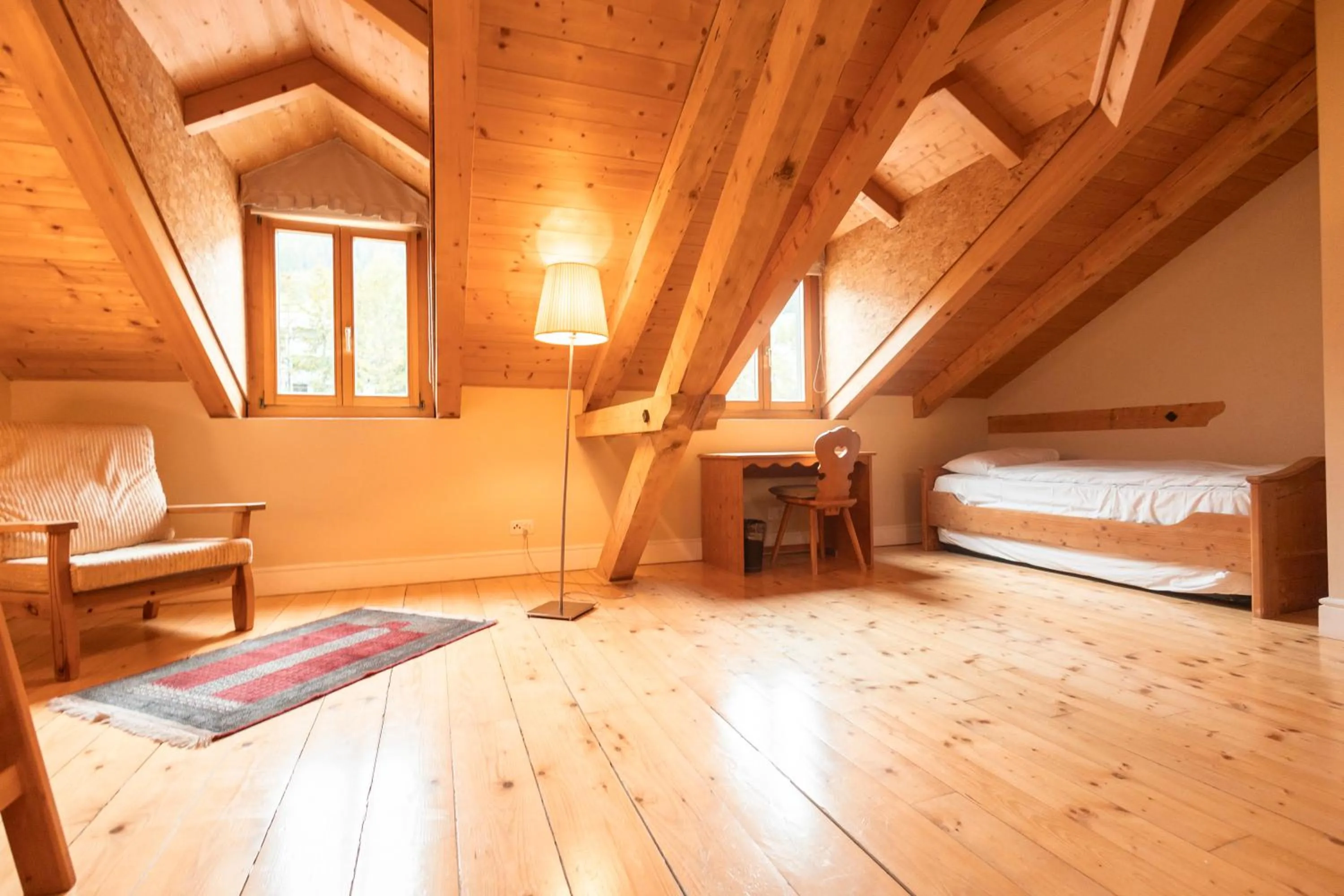 Bed in Hotel Bernina 1865 by Kleos Group Collection