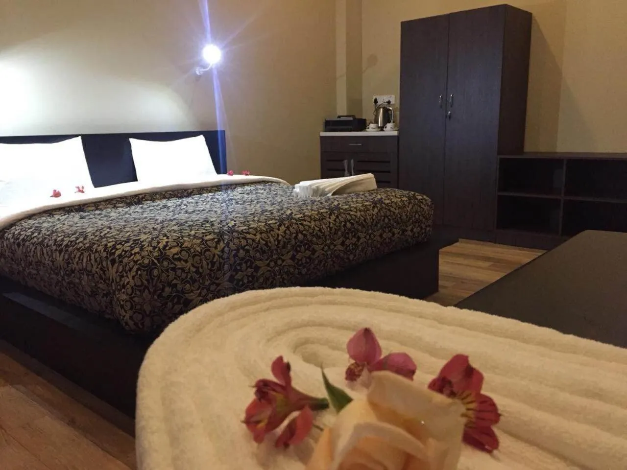 Bed in Panorama Green View Hotel Nuwara Eliya