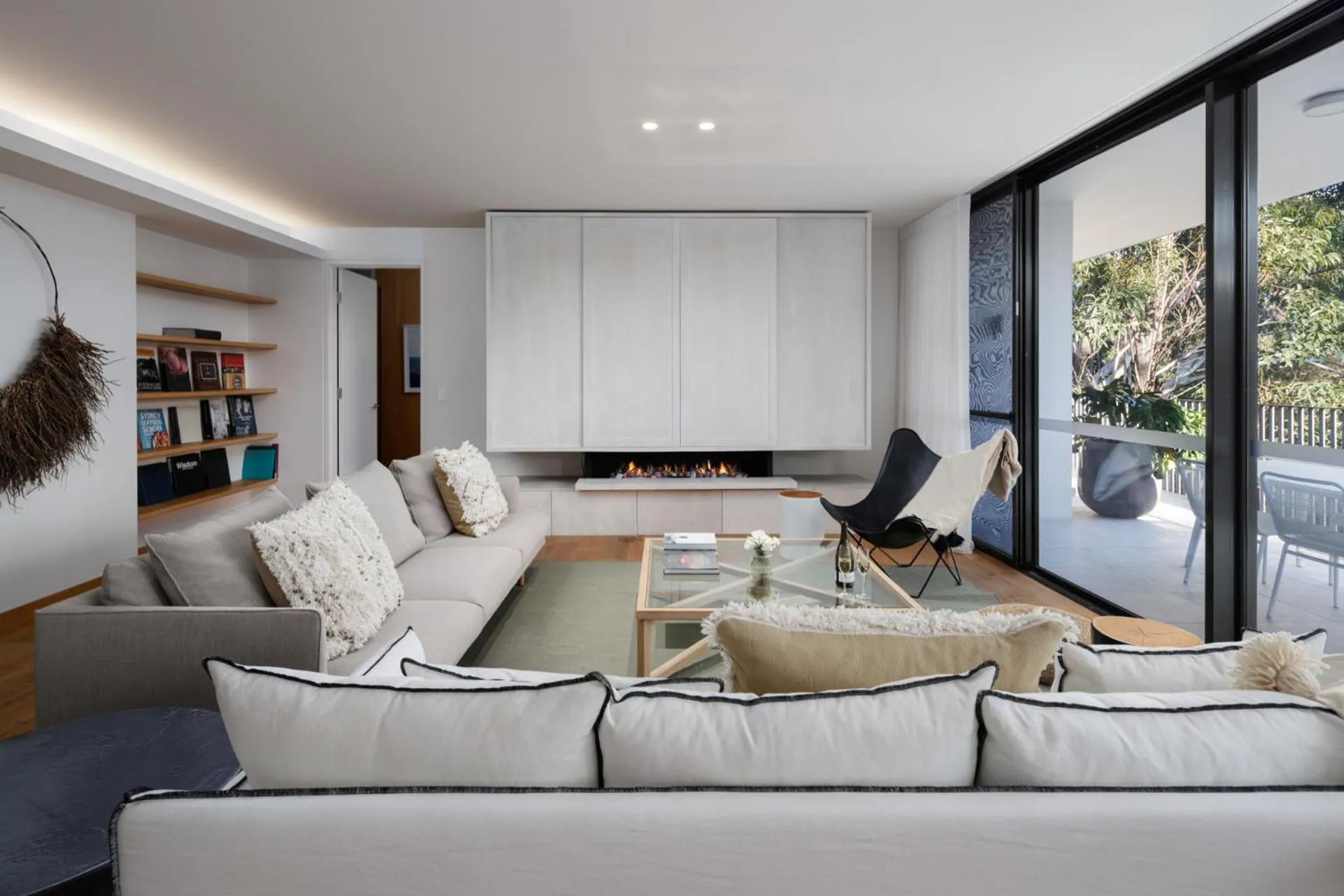 Living room in Bannisters Pavilion Mollymook