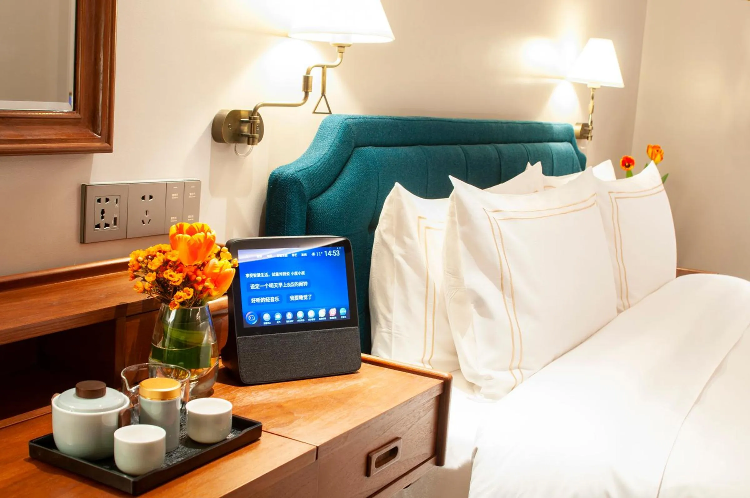 Bed in Royal Grace Hotel Optics Valley Wuhan