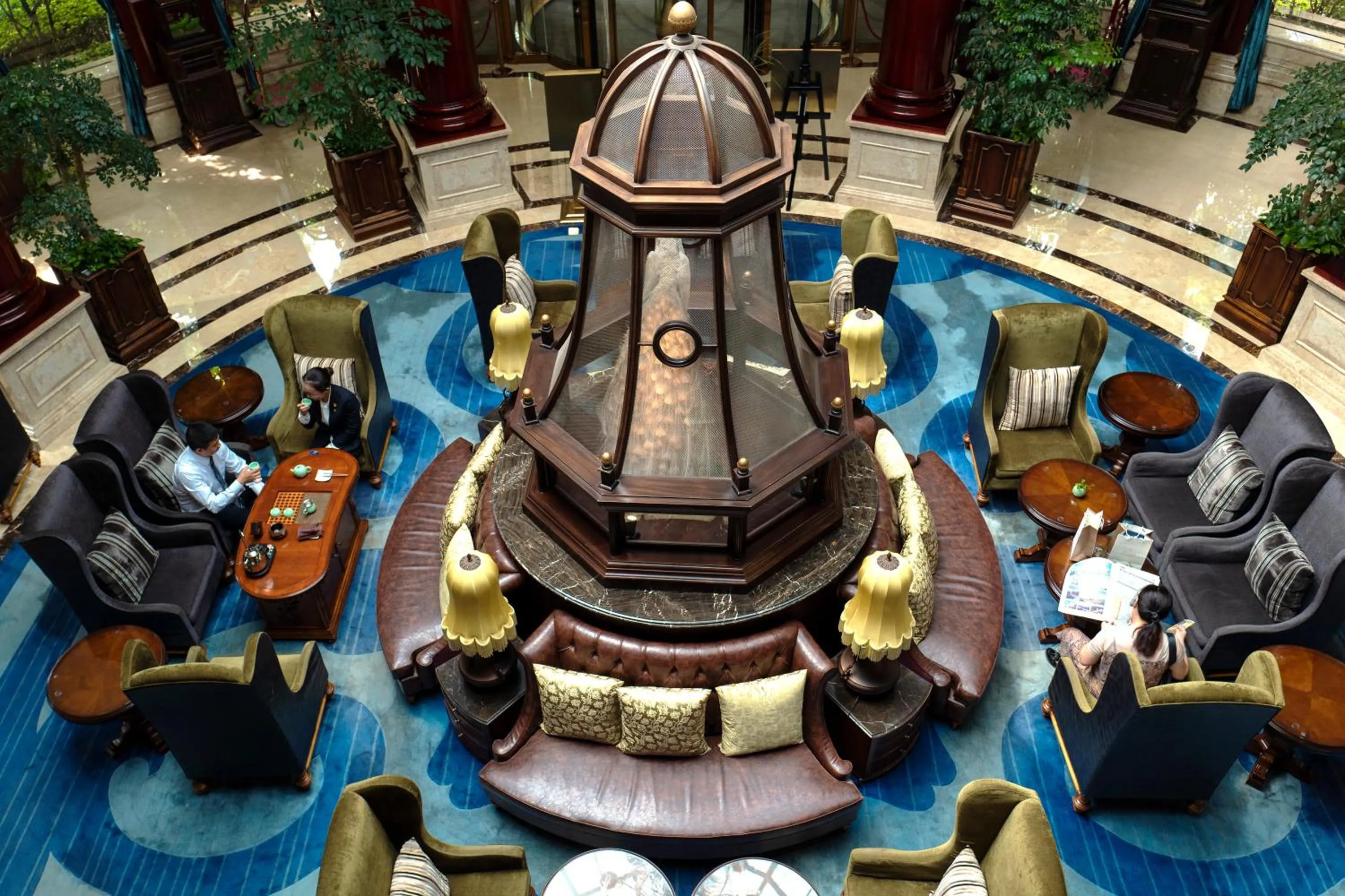 Seating area in Royal Grace Hotel Optics Valley Wuhan