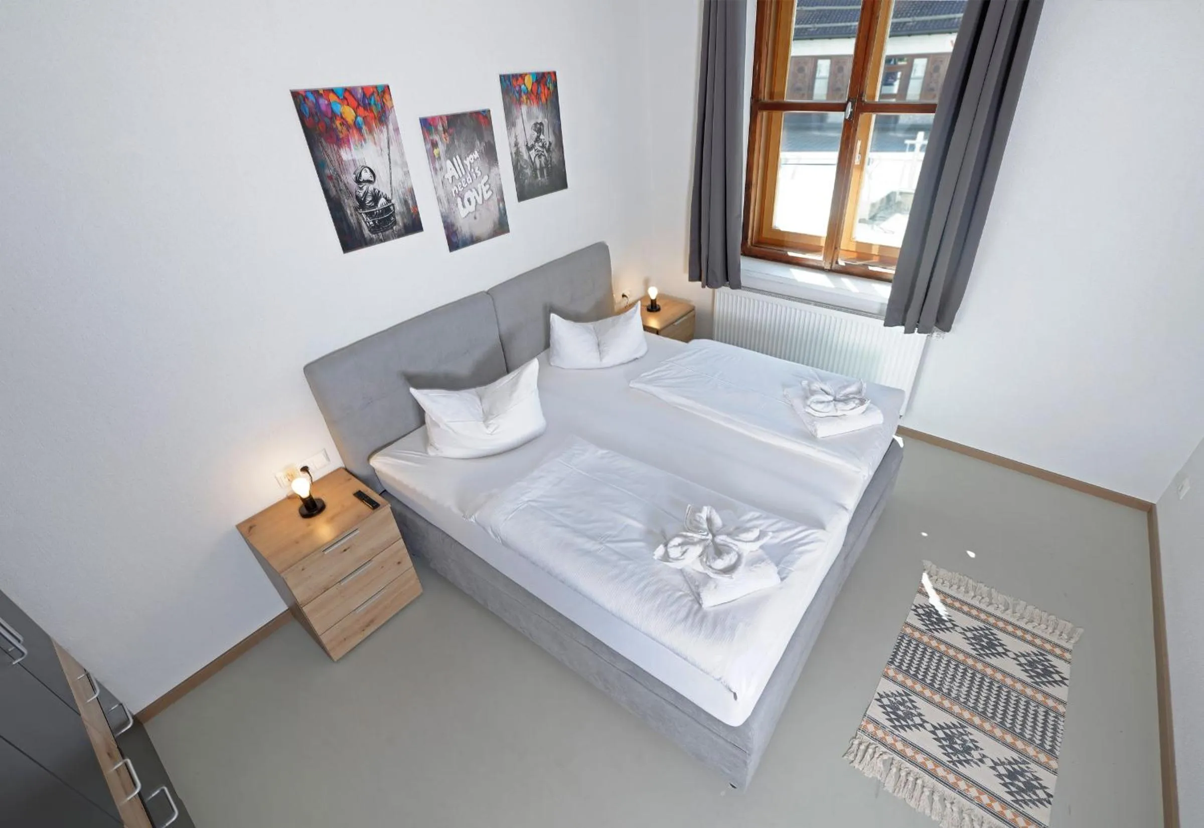 Bed in Hotel Bayerisch Meran