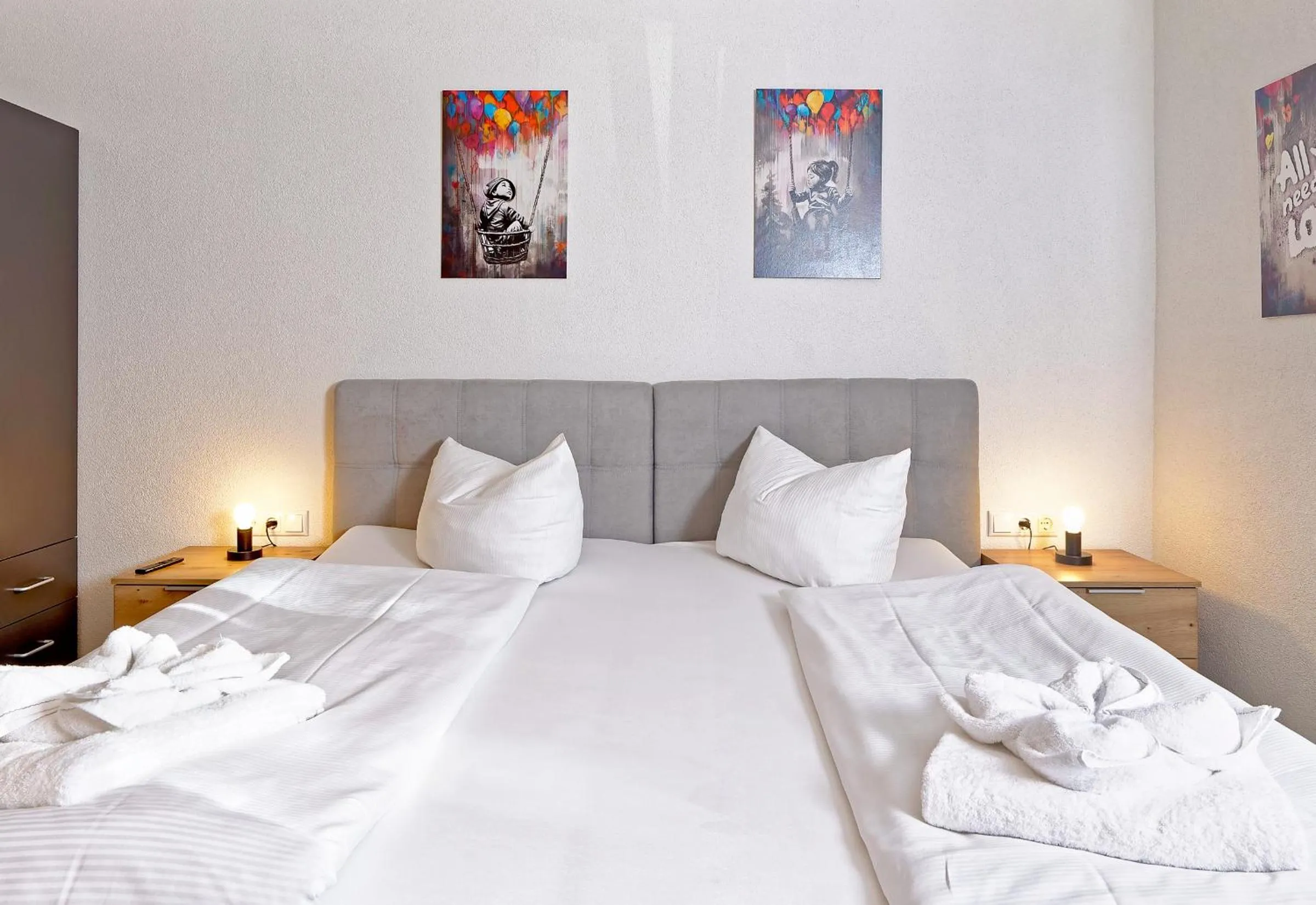 Bed in Hotel Bayerisch Meran