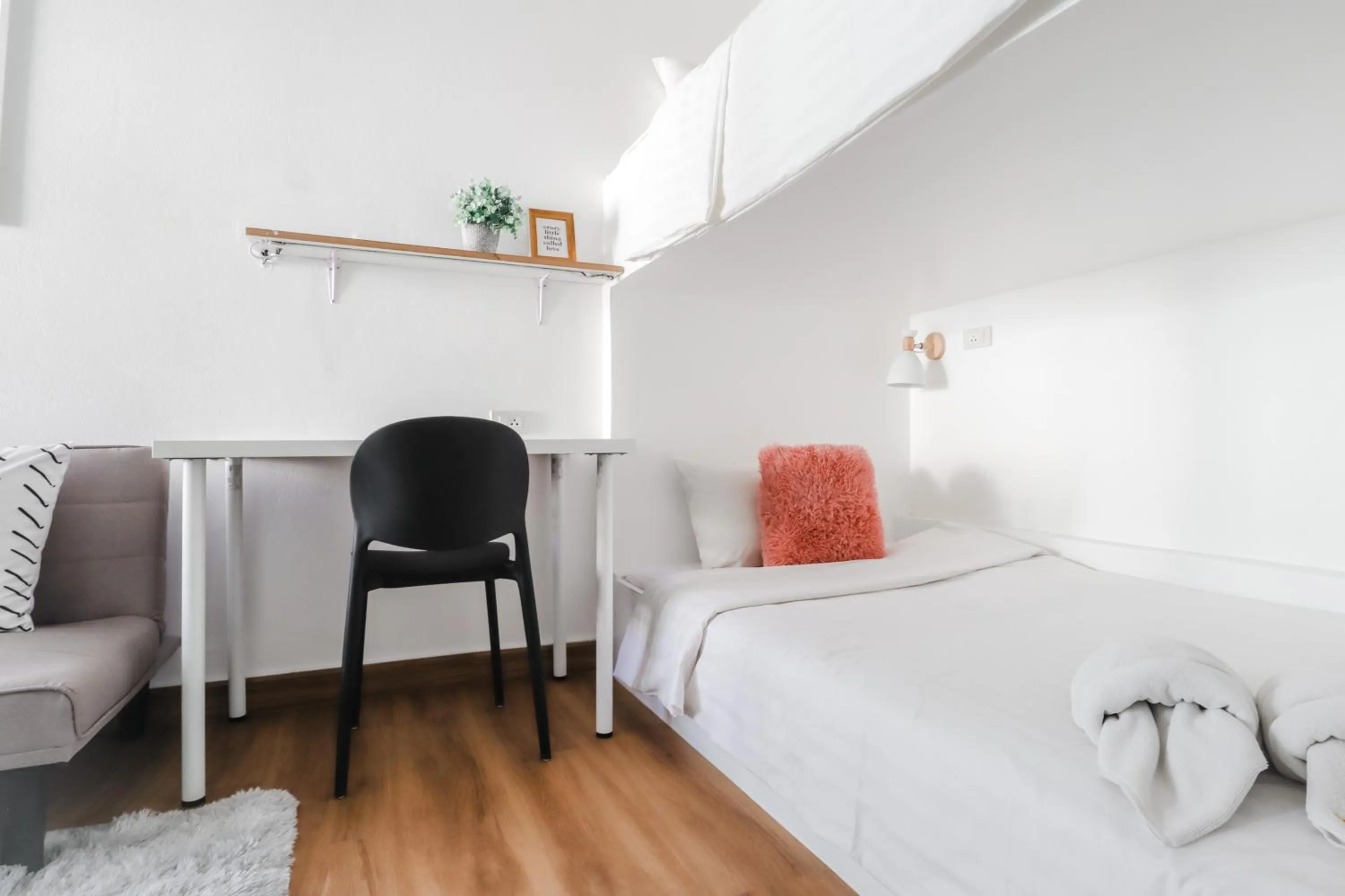 Seating area in Link Mansion