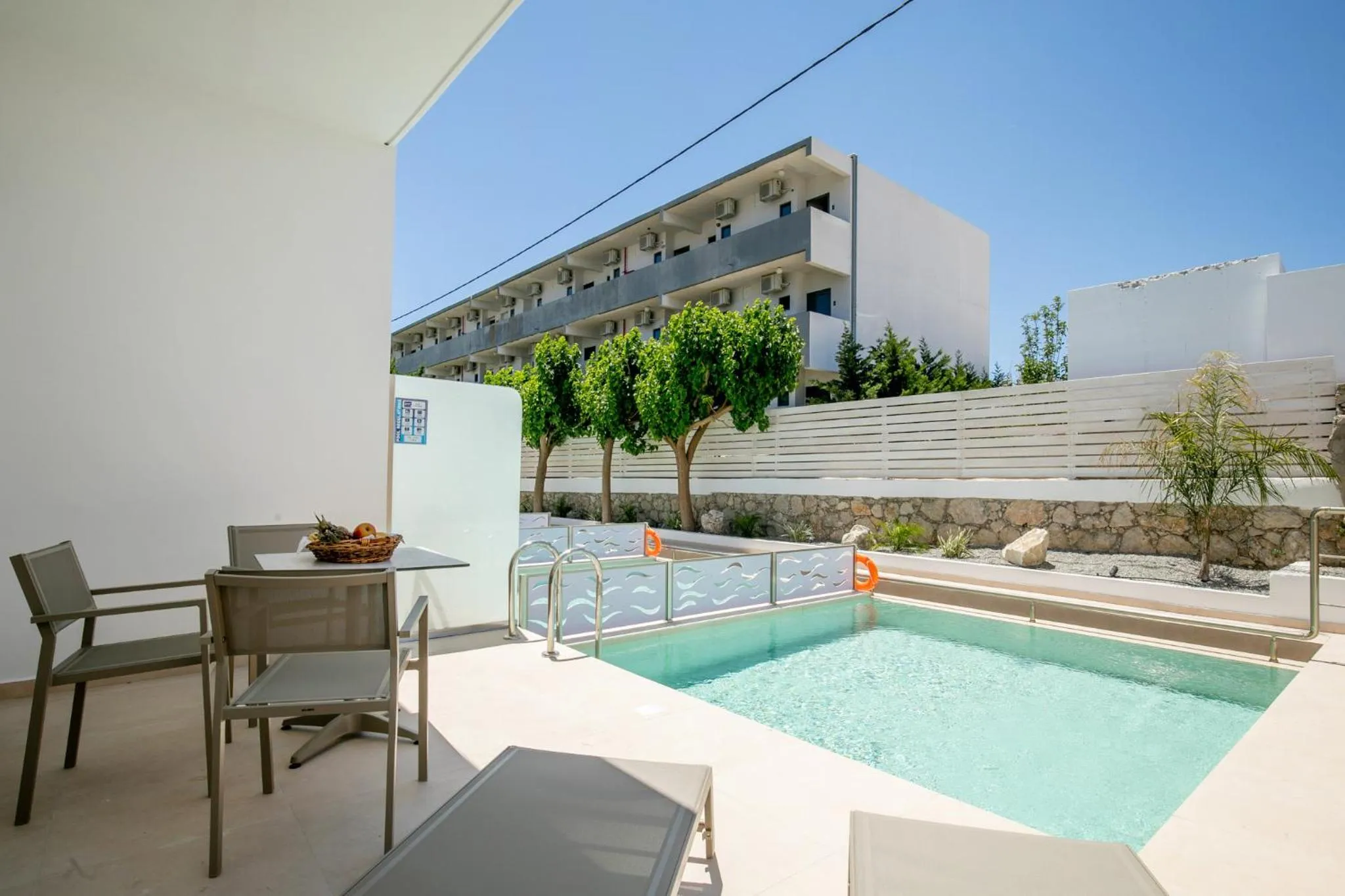 Pool view in Stay Helios