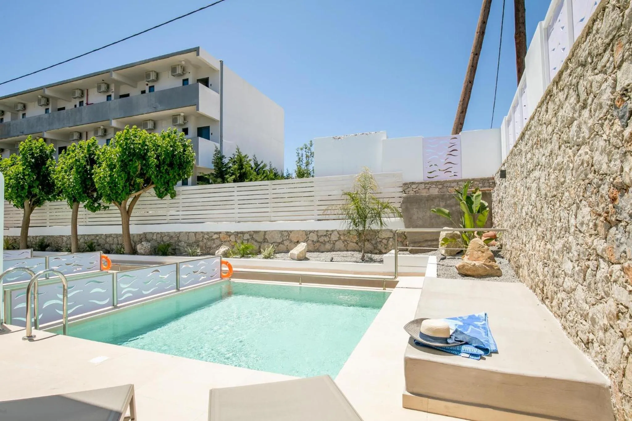 Pool view in Stay Helios