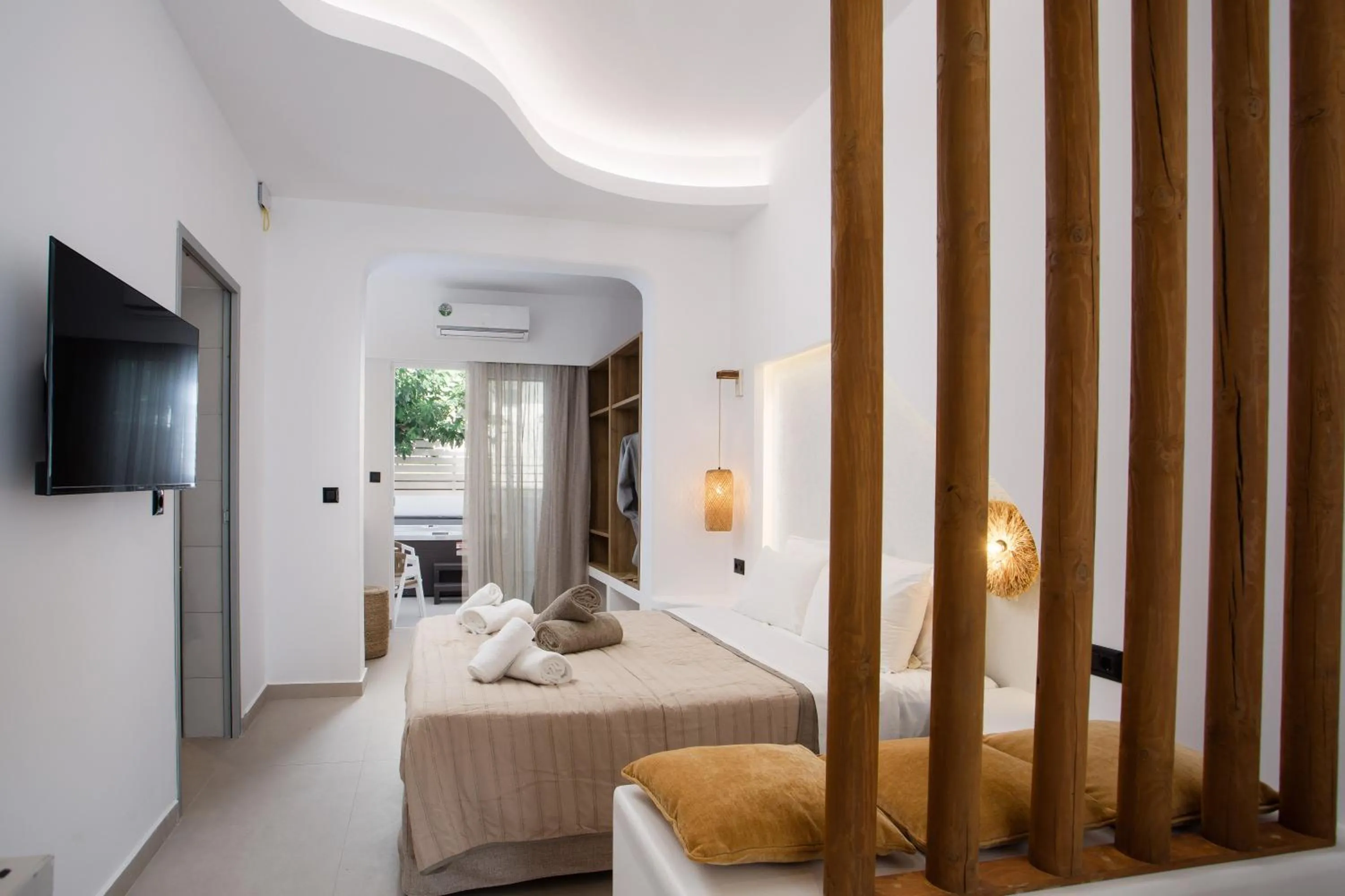 Bedroom, Bed in Stay Helios