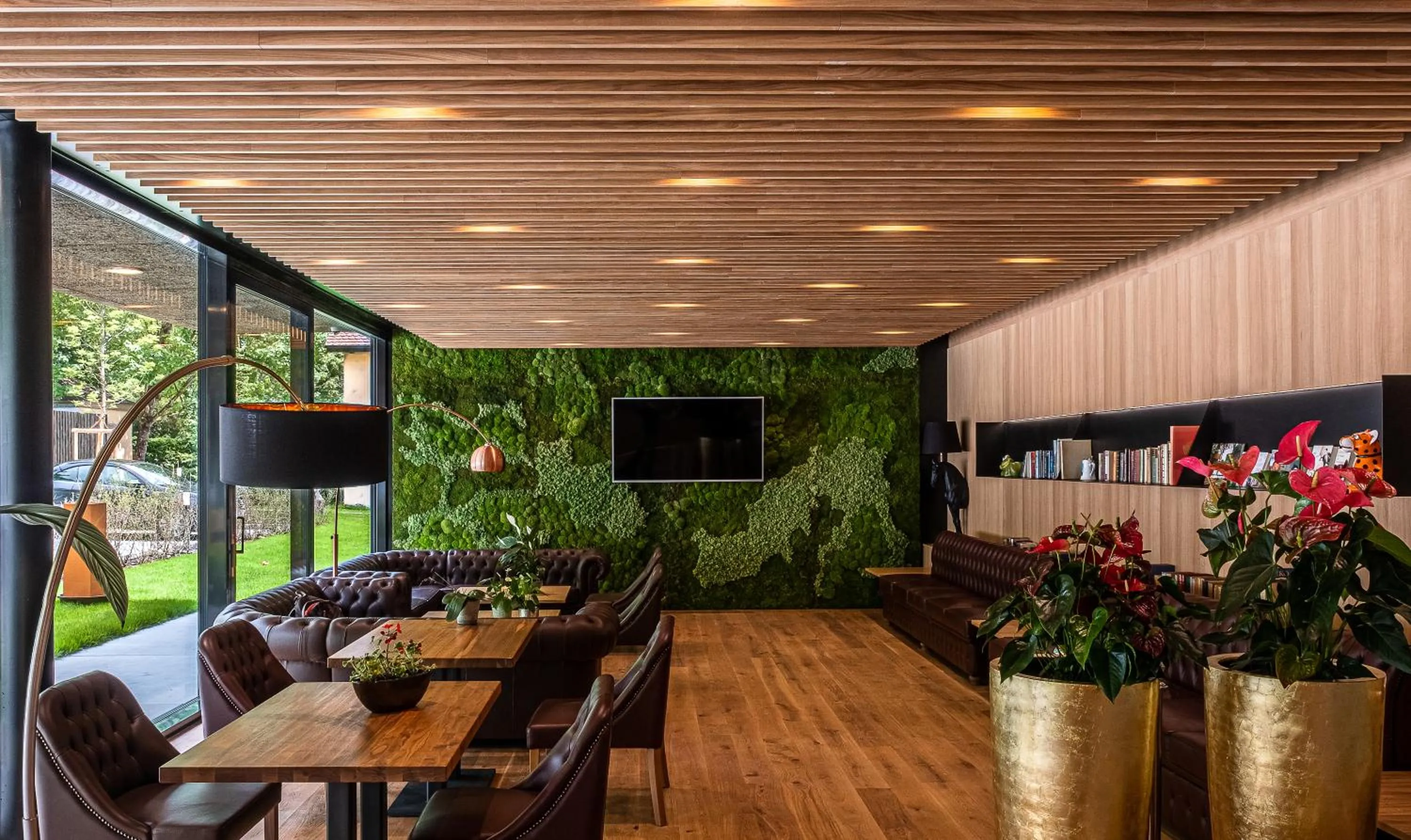 Lobby or reception in Waldhaus Jakob