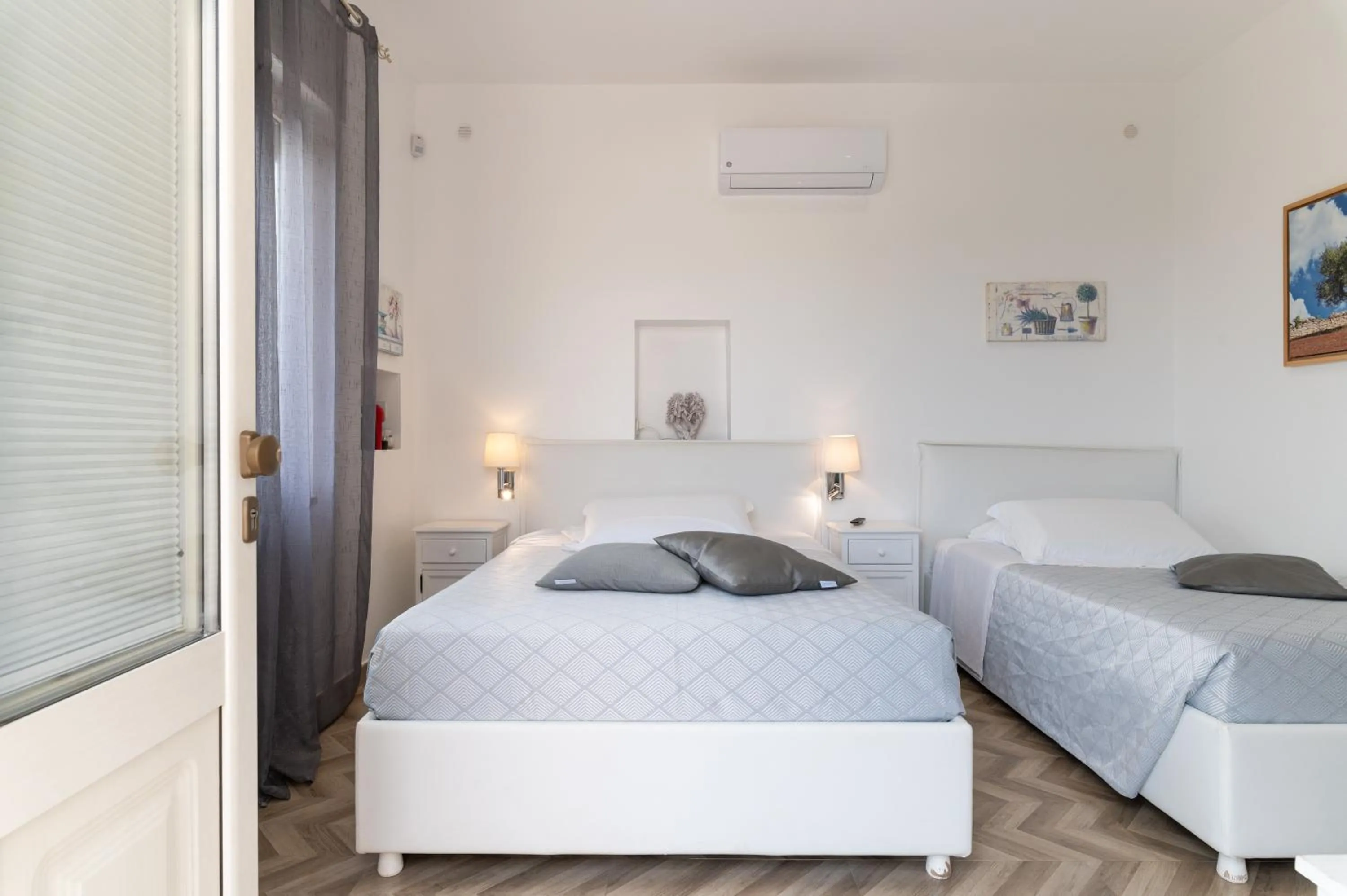 Bed in La Terrazza Sulla Rupe Relais