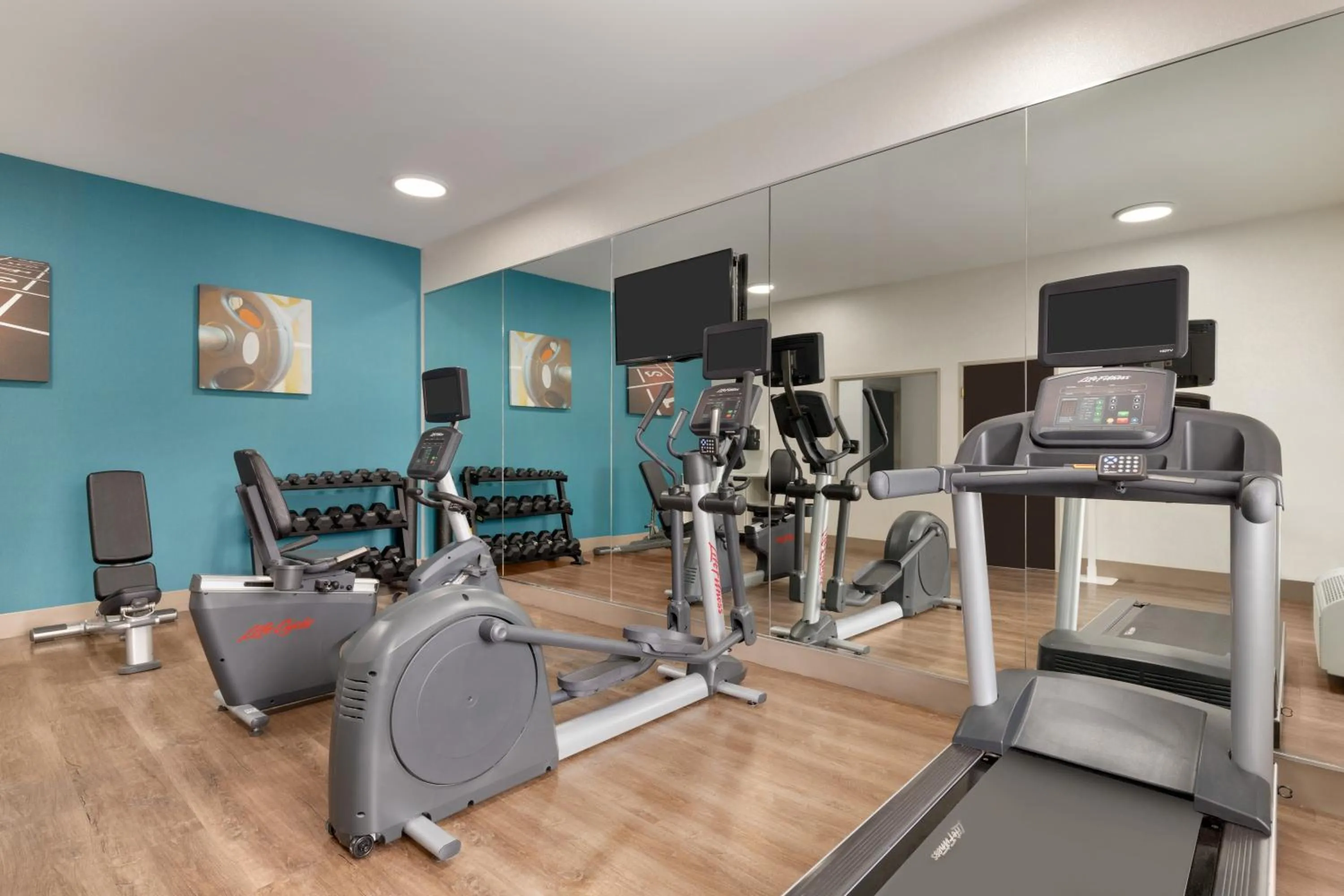 Fitness centre/facilities in Holiday Inn Express Hotel & Suites Auburn - University Area by IHG