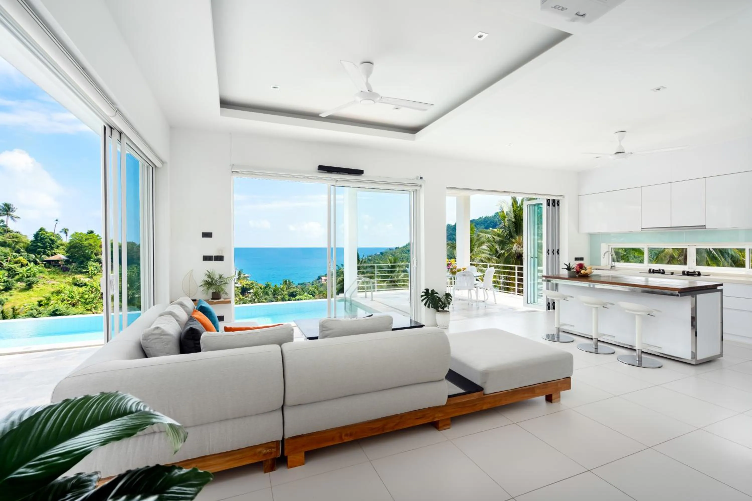 Living room in Villa Melo