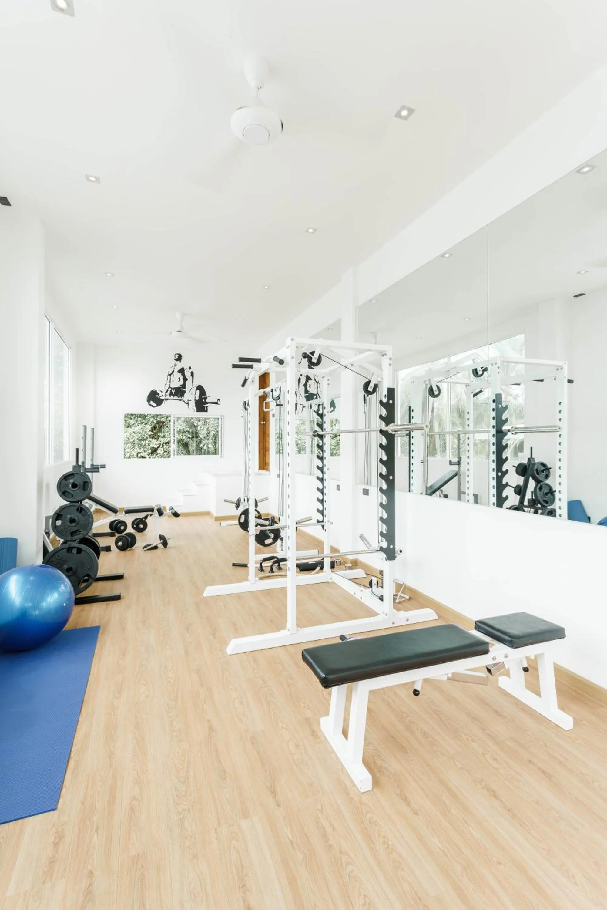 Fitness centre/facilities in Villa Melo