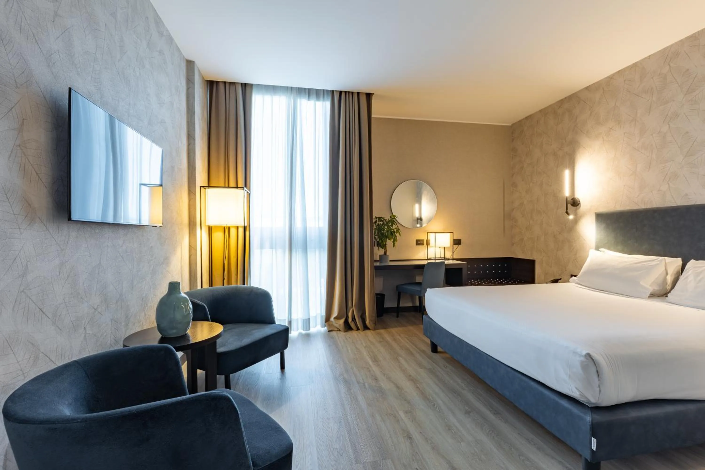 Bed in H2C Hotel Milanofiori