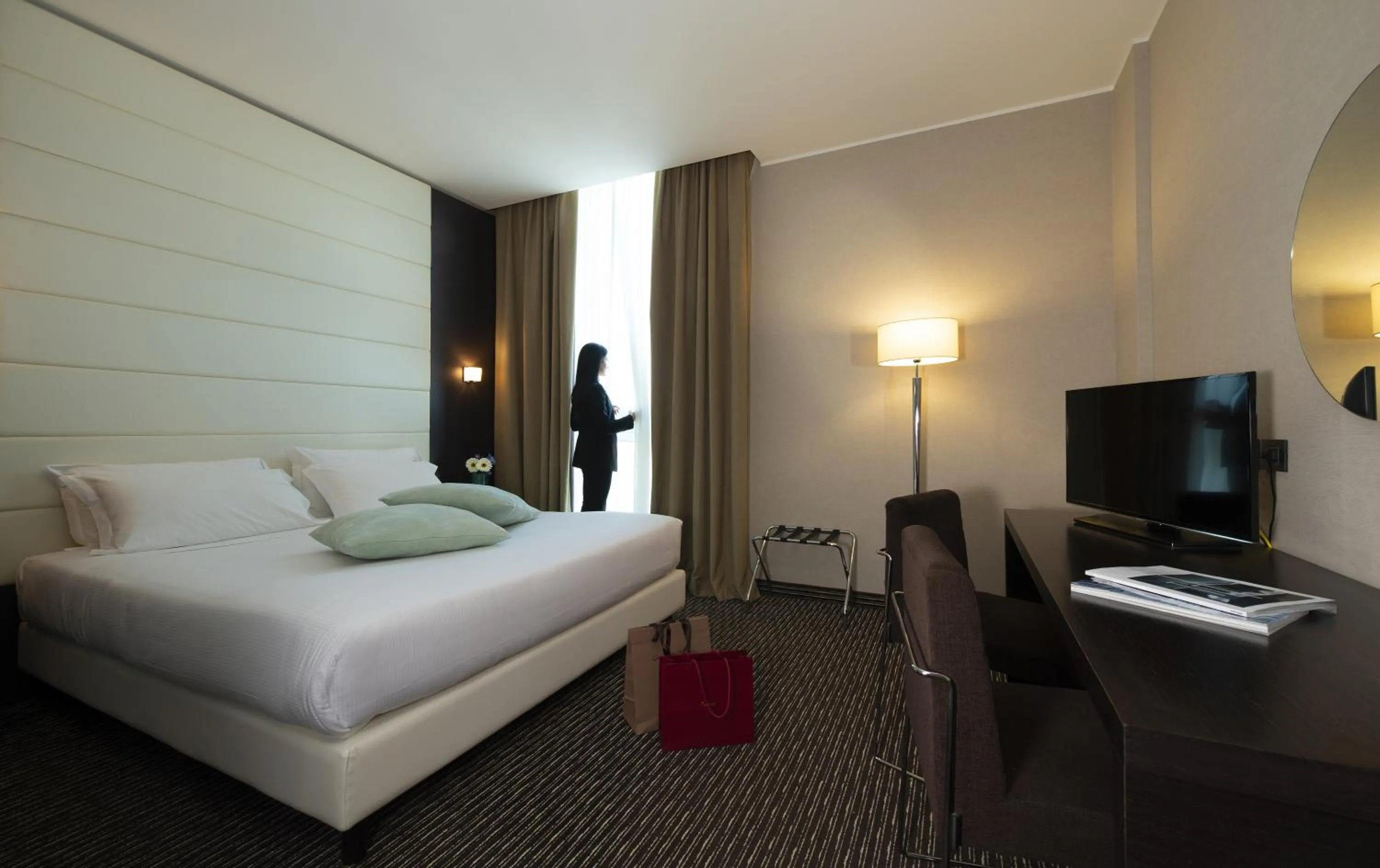 Bed in H2C Hotel Milanofiori