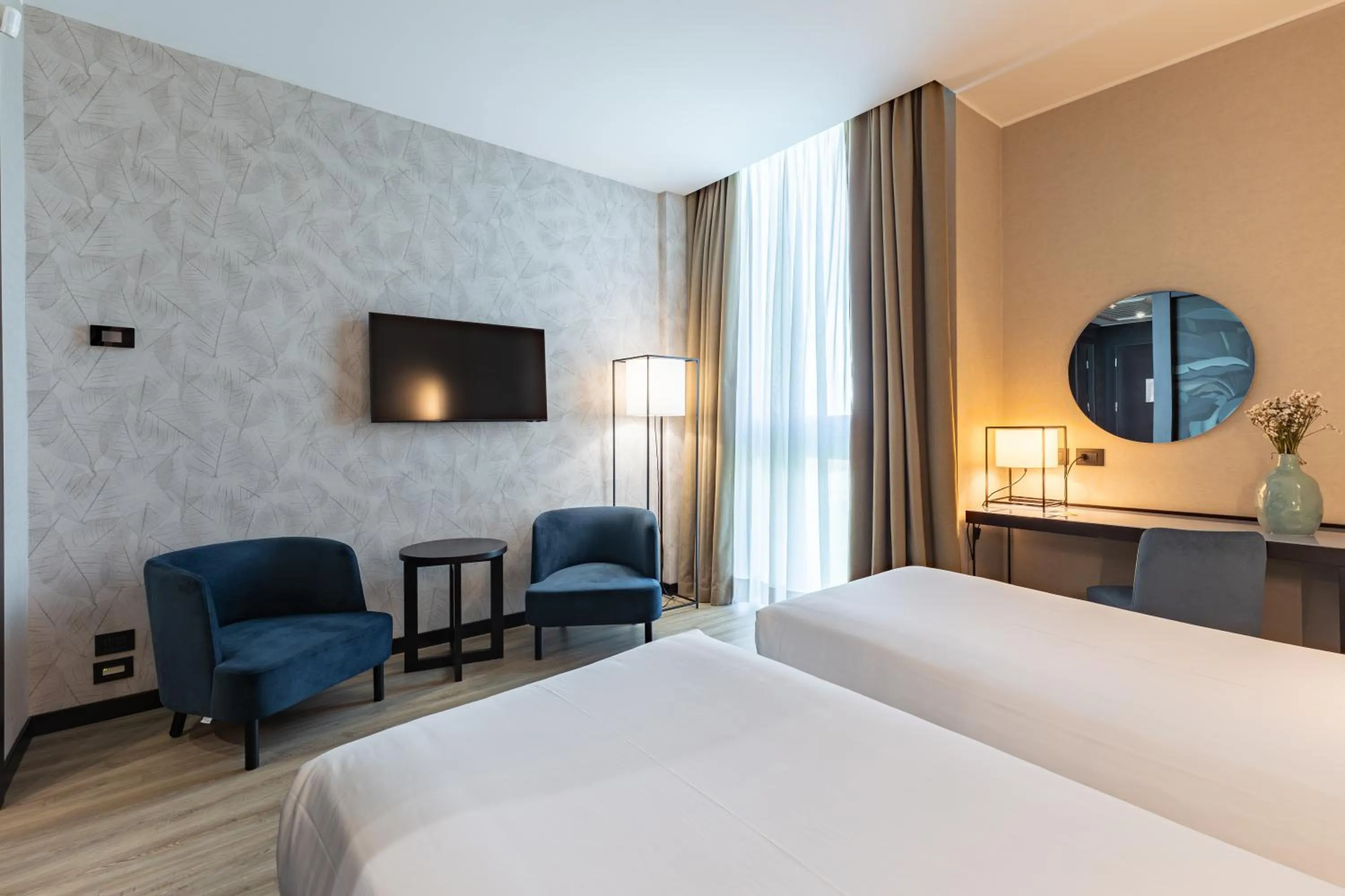 Bed in H2C Hotel Milanofiori