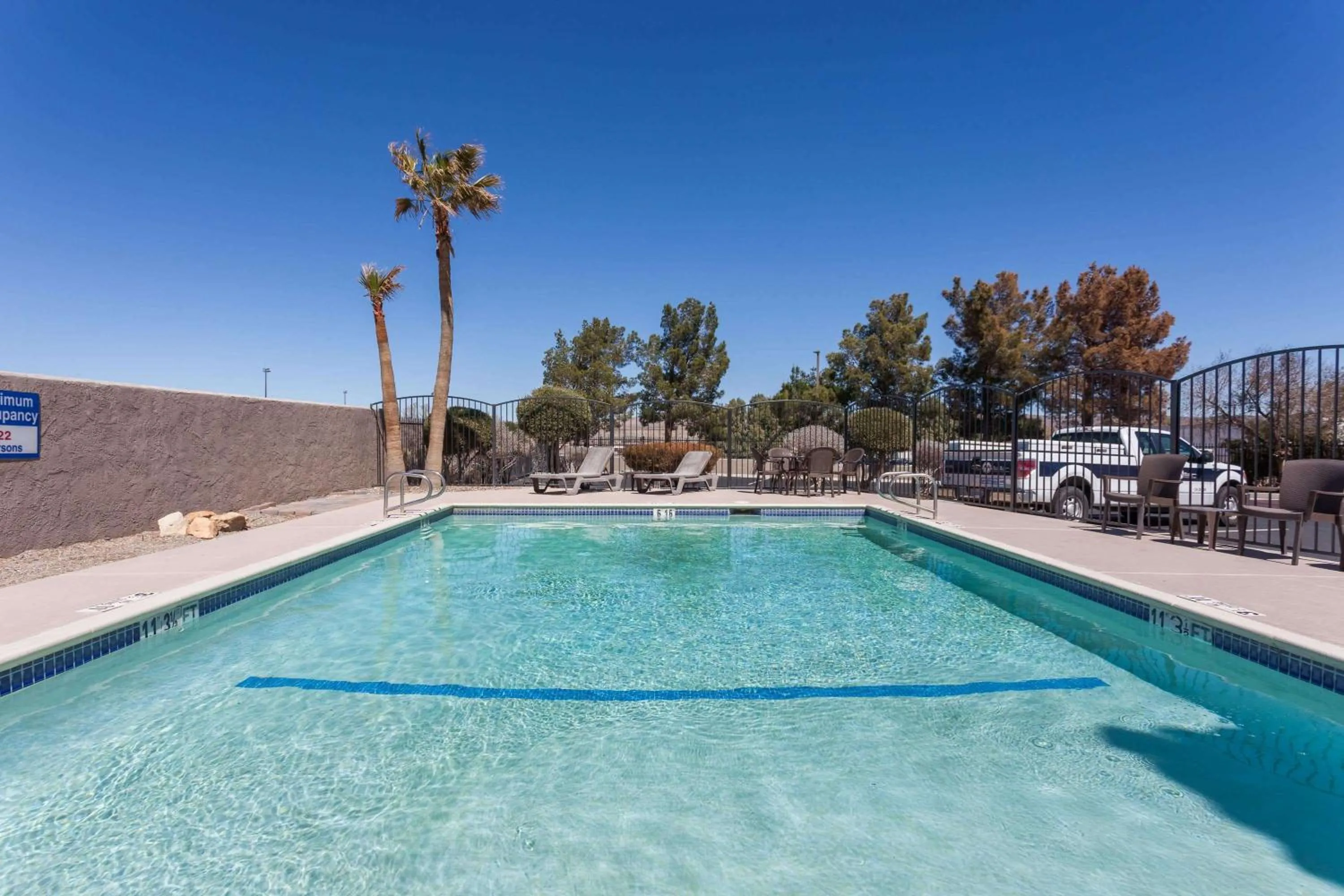 Pool view in Baymont by Wyndham Barstow Historic Route 66