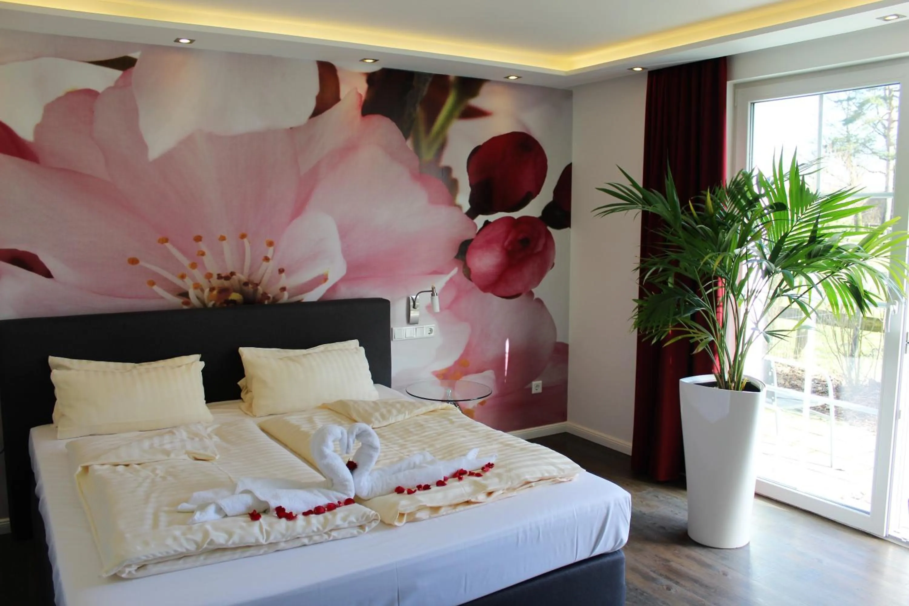 Bedroom, Bed in Landhaus Wörpedorf