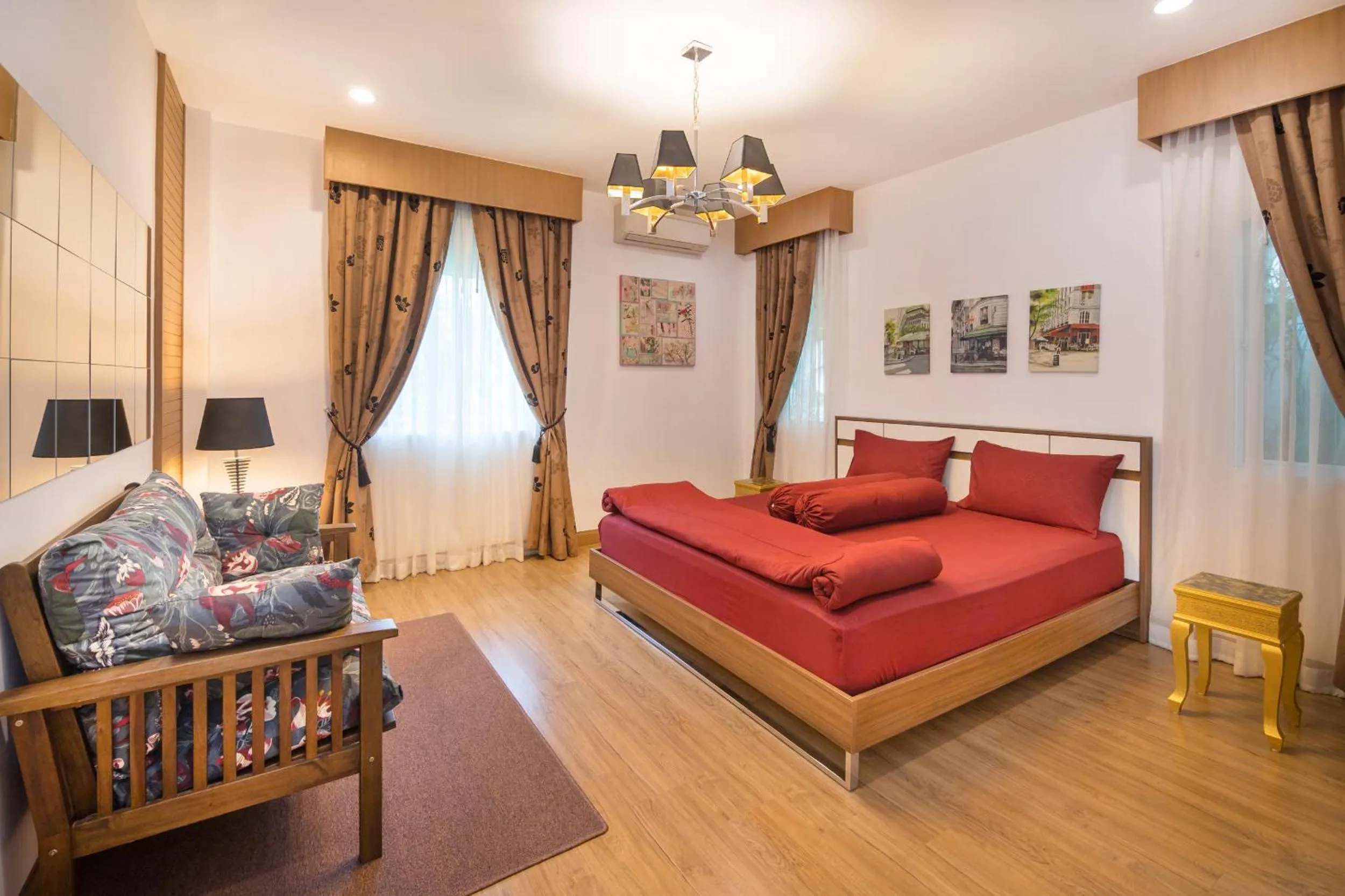 Photo of the whole room, Bed in Leelawadee Pool Villa BBQ&Pool party