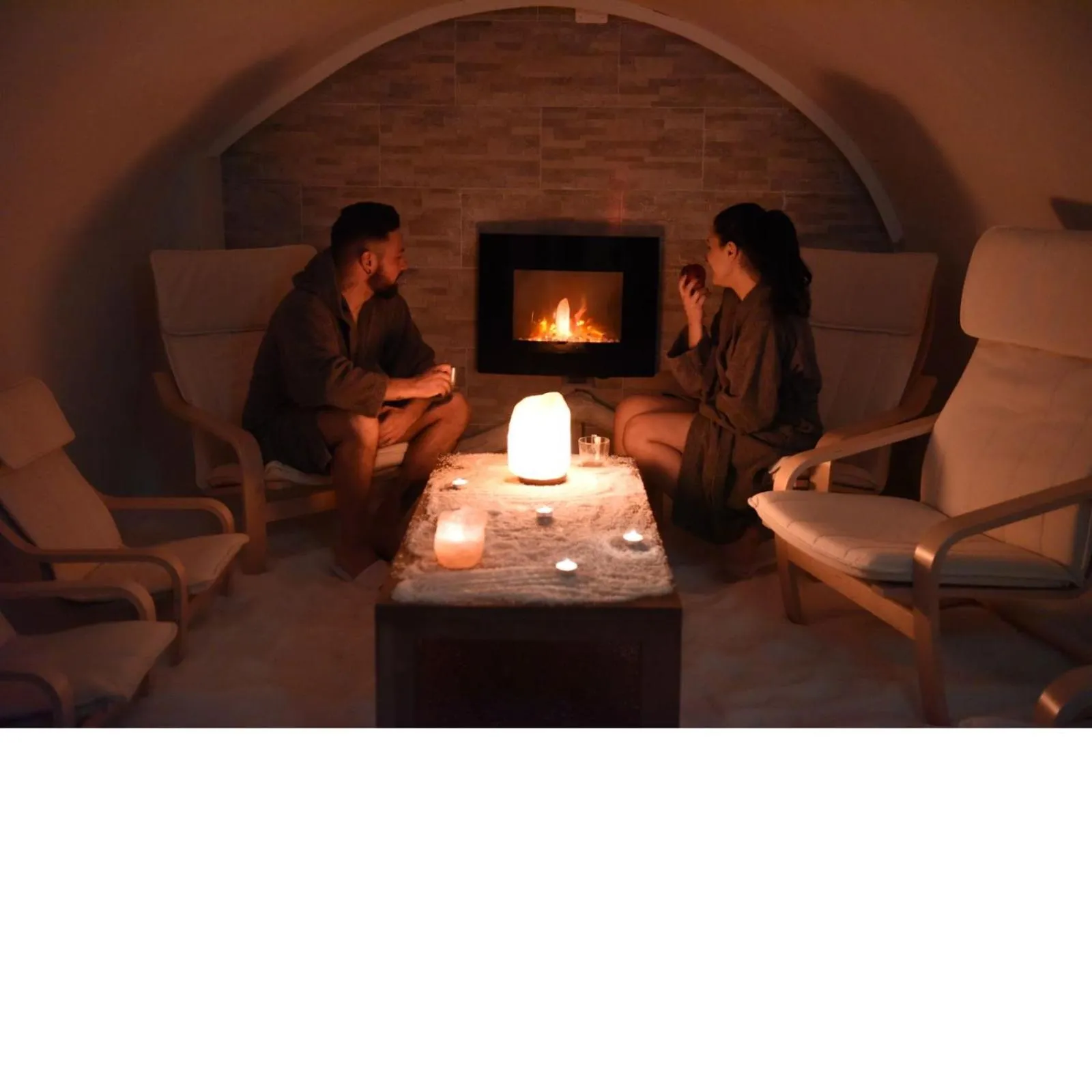 Hot Spring Bath in Hotel Federico II