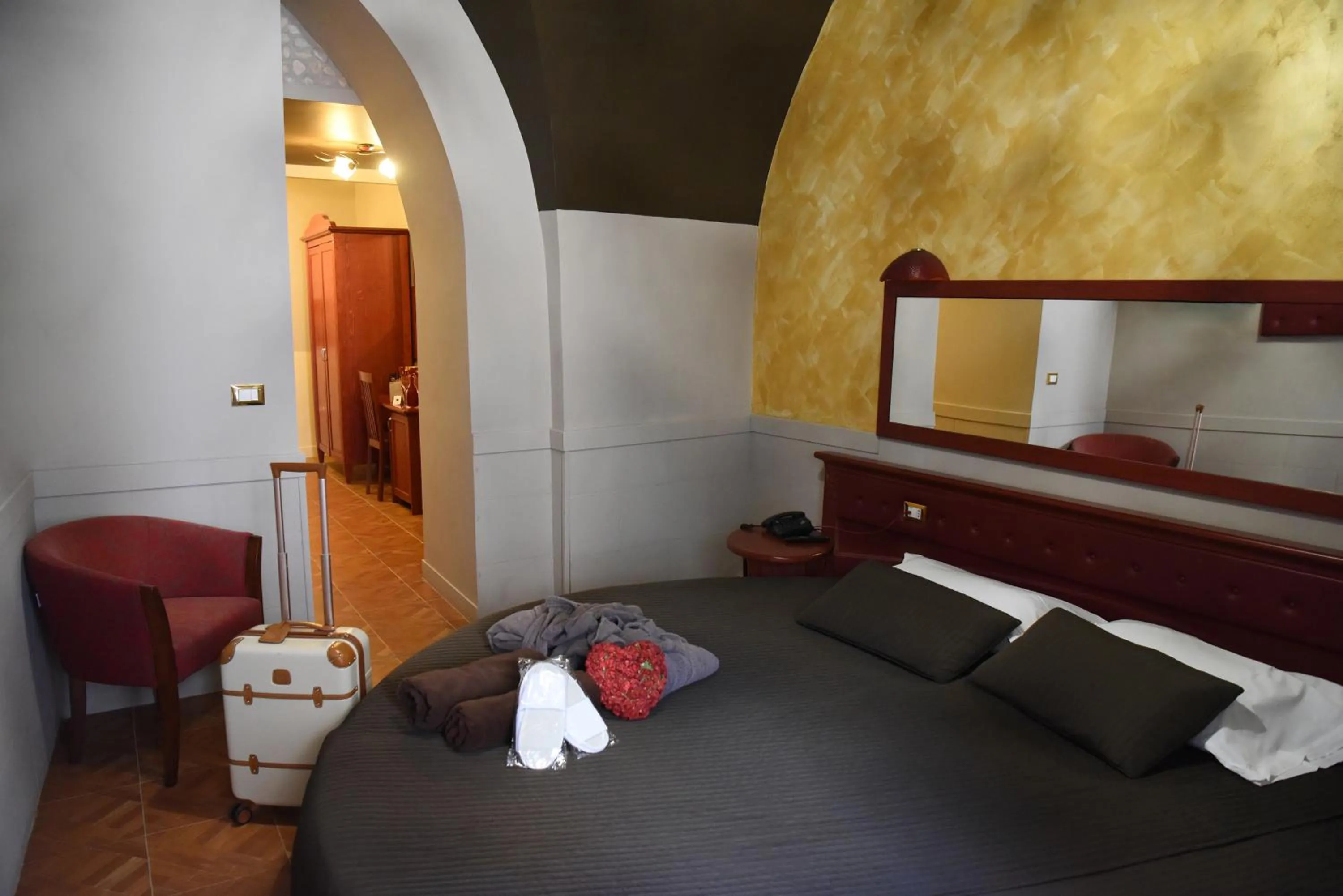 Bed in Hotel Federico II