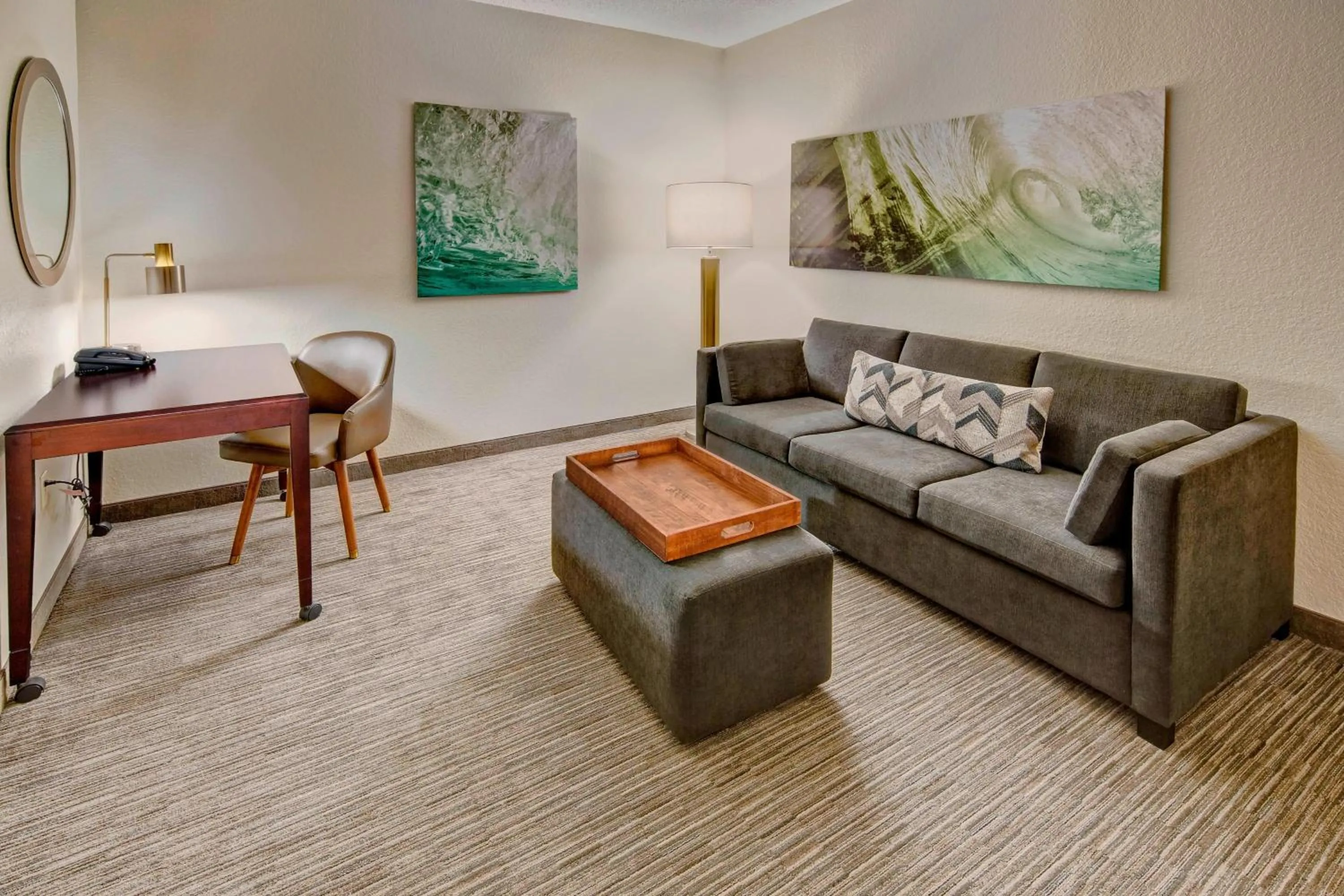 Living room in SpringHill Suites by Marriott Naples