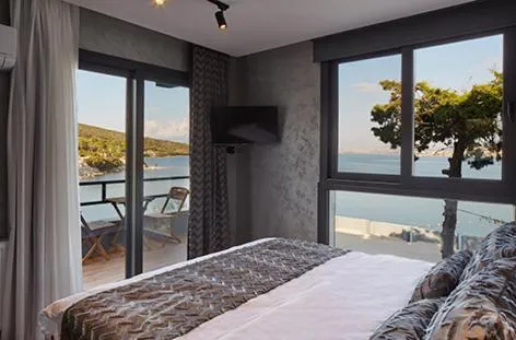 Bed in Sifne Thermal Otel