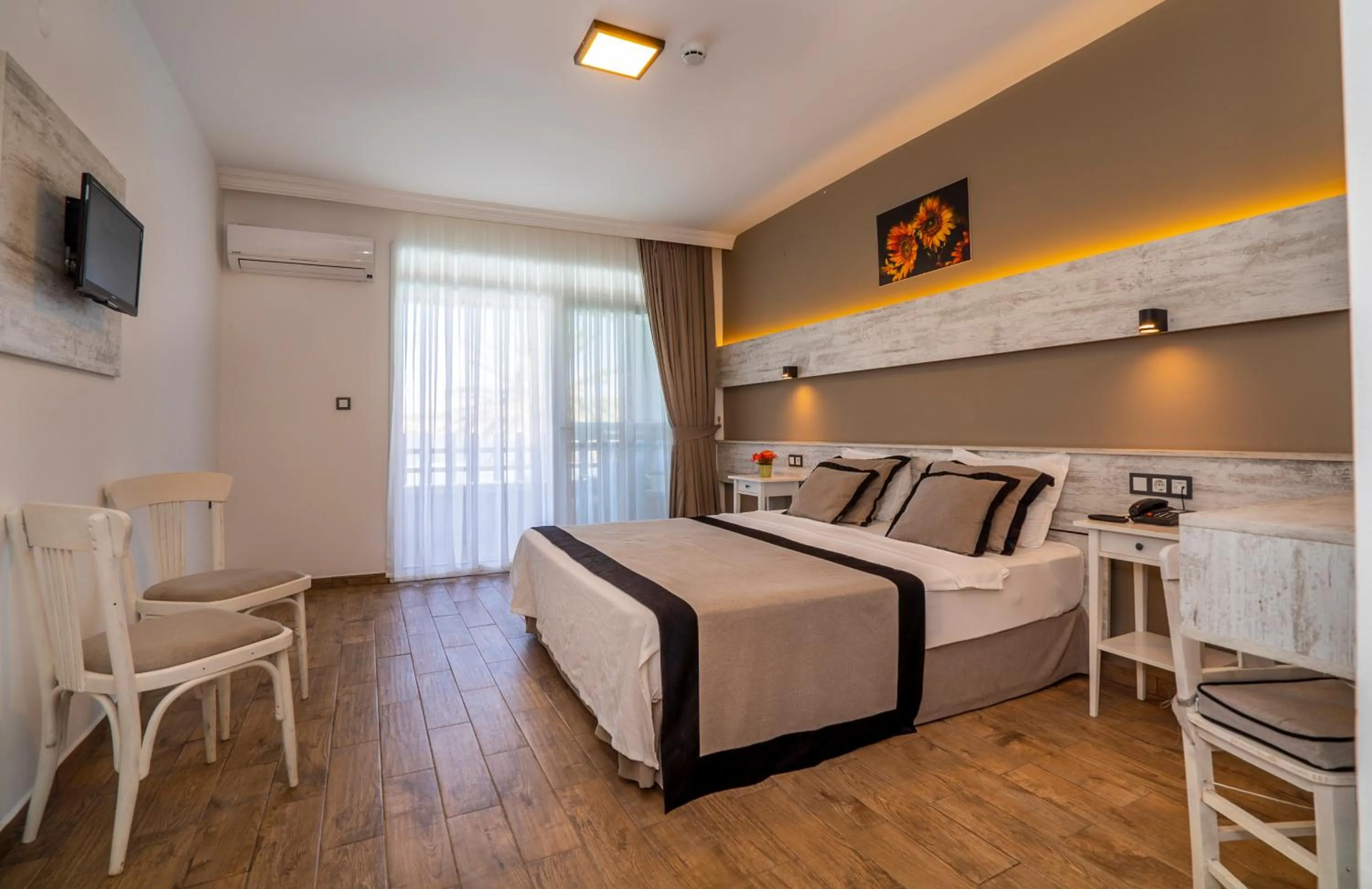 Bed in Sifne Thermal Otel