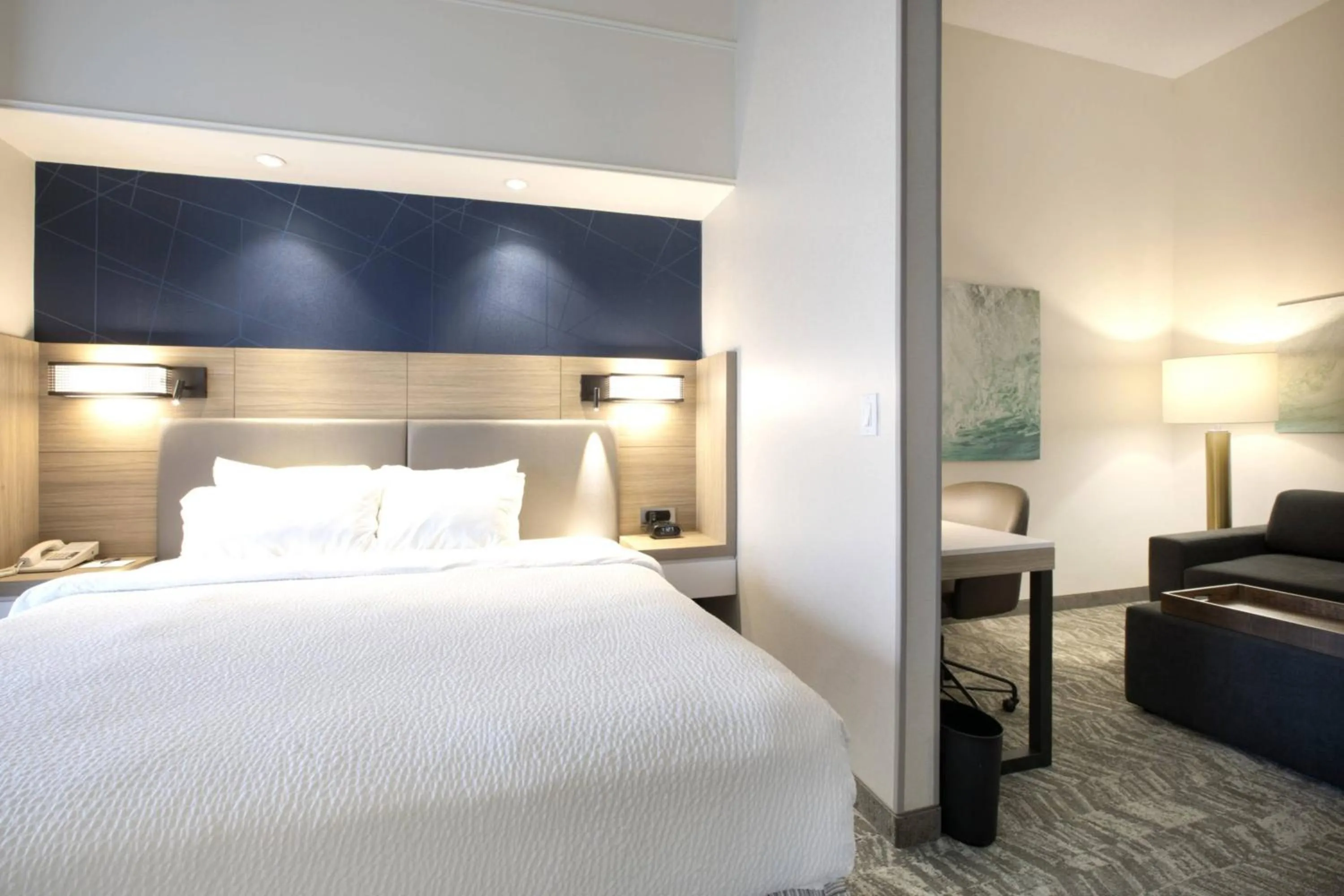 Photo of the whole room, Bed in SpringHill Suites by Marriott Savannah I-95 South