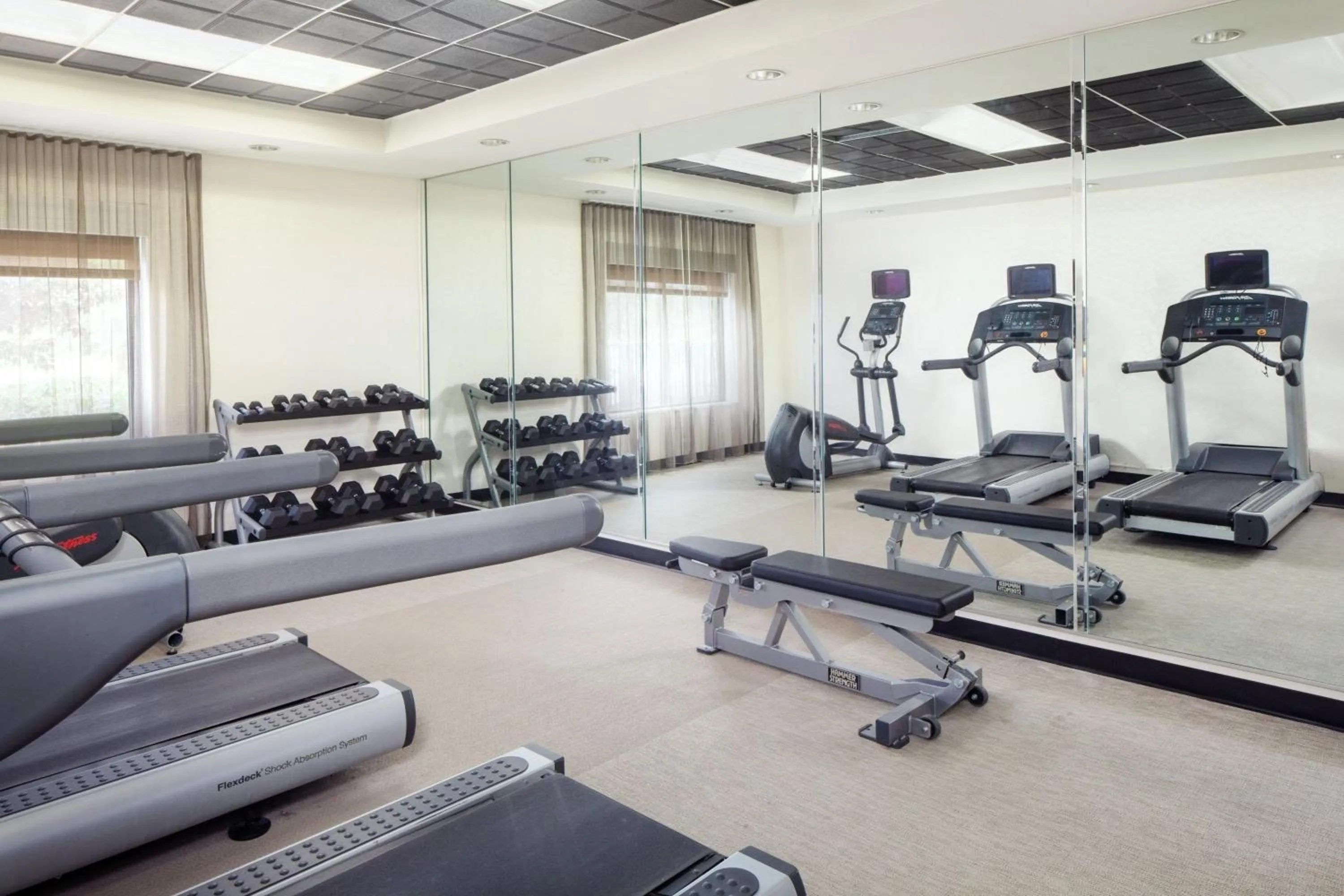 Fitness centre/facilities in SpringHill Suites Savannah Airport
