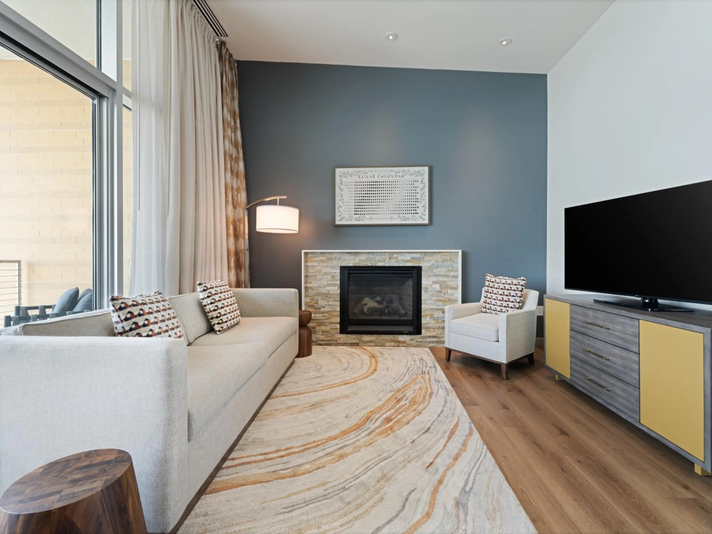 Library in Hotel Indigo Asheville Downtown by IHG