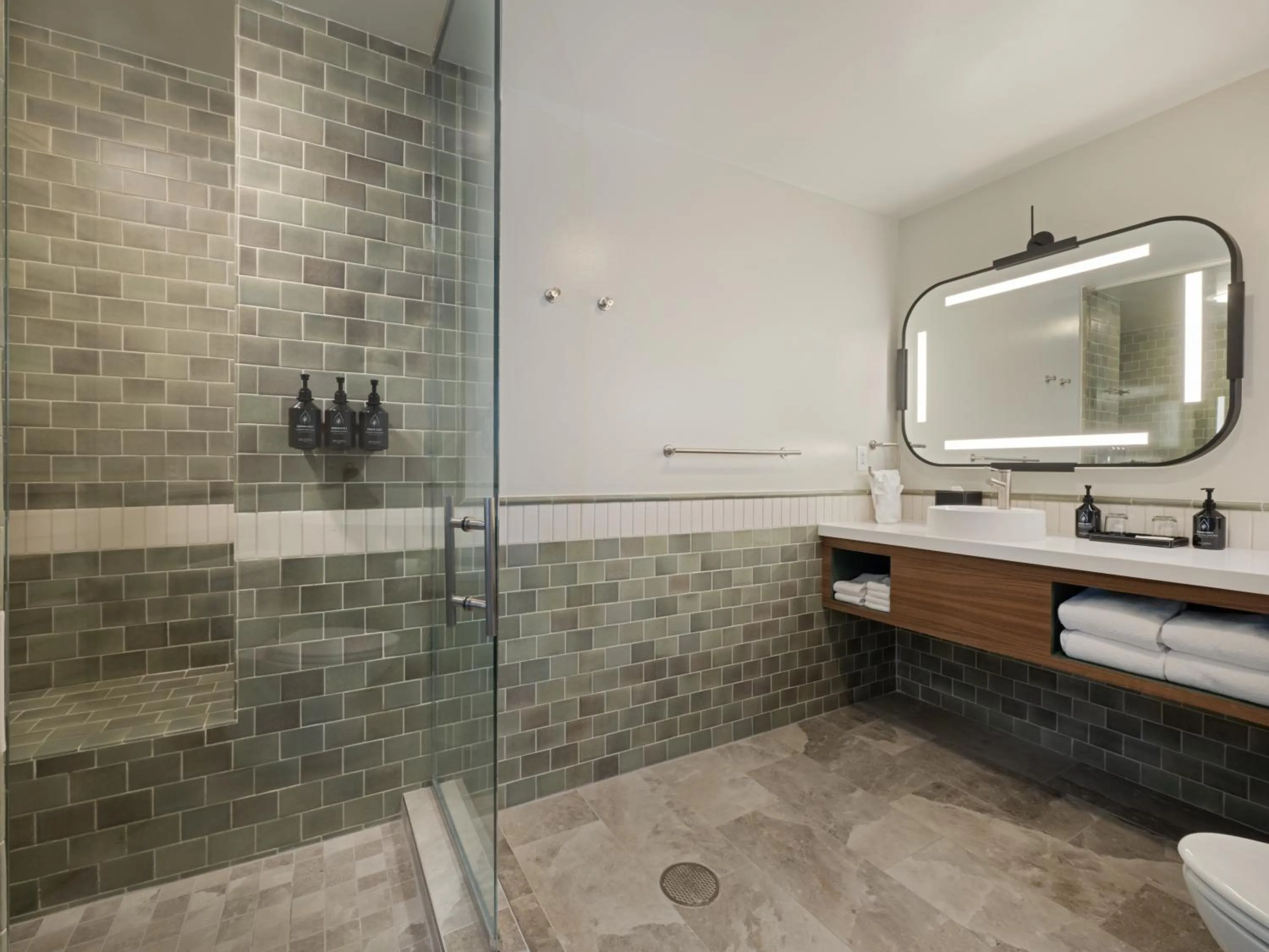 Shower in Hotel Indigo Asheville Downtown by IHG