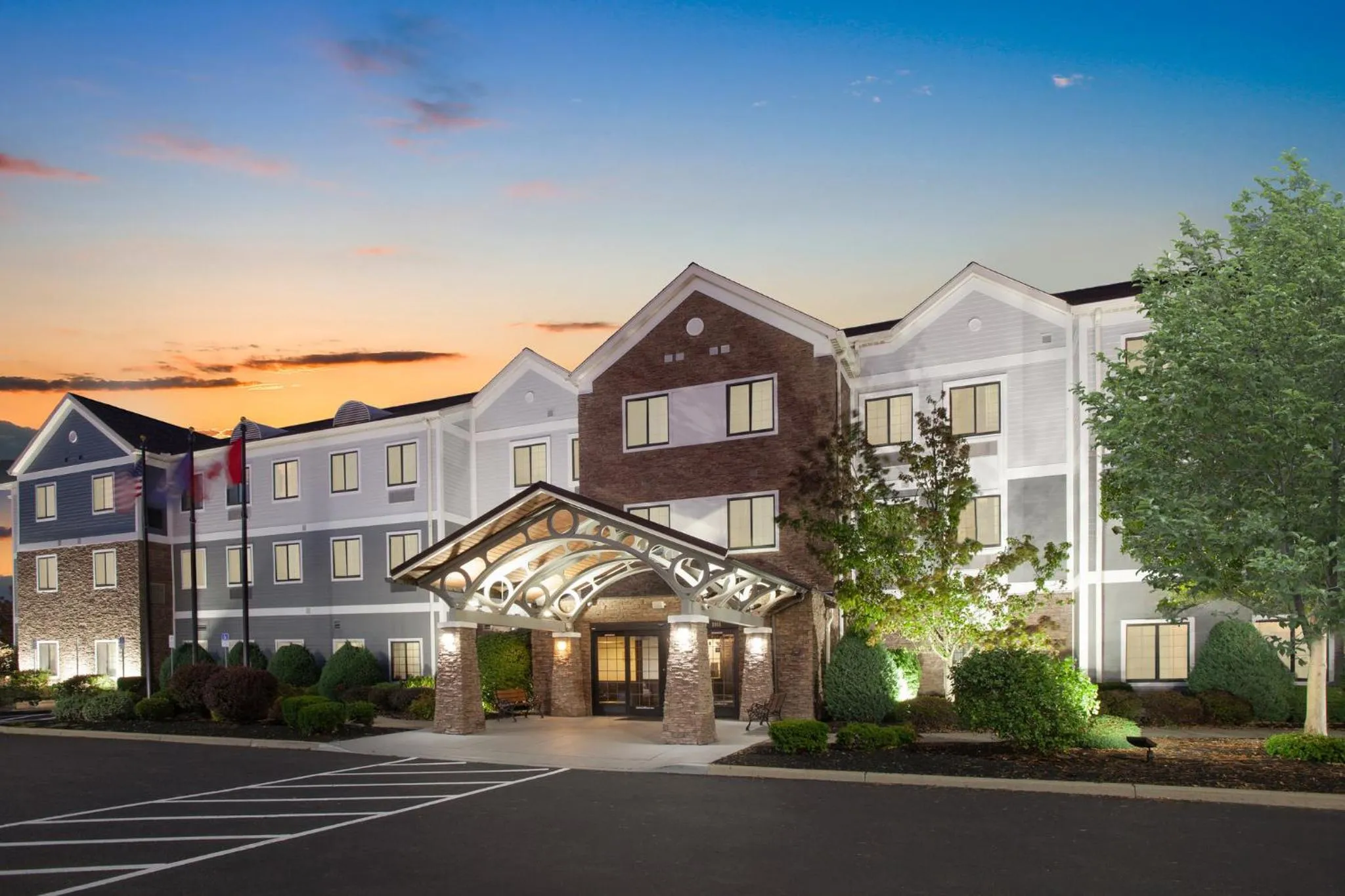 Property building in Staybridge Suites Williamsville Buffalo by IHG