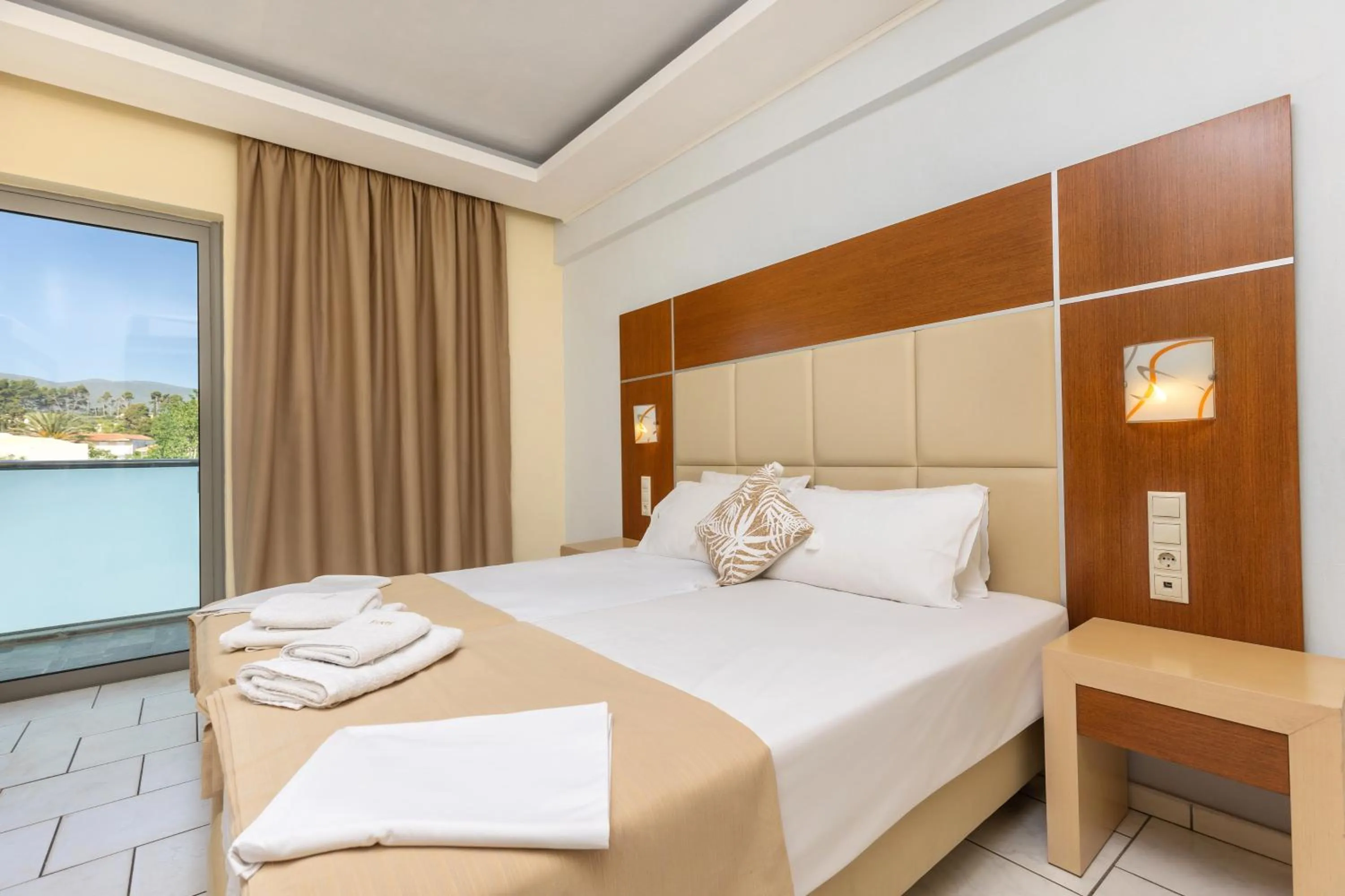 Bed in Esperia Hotel