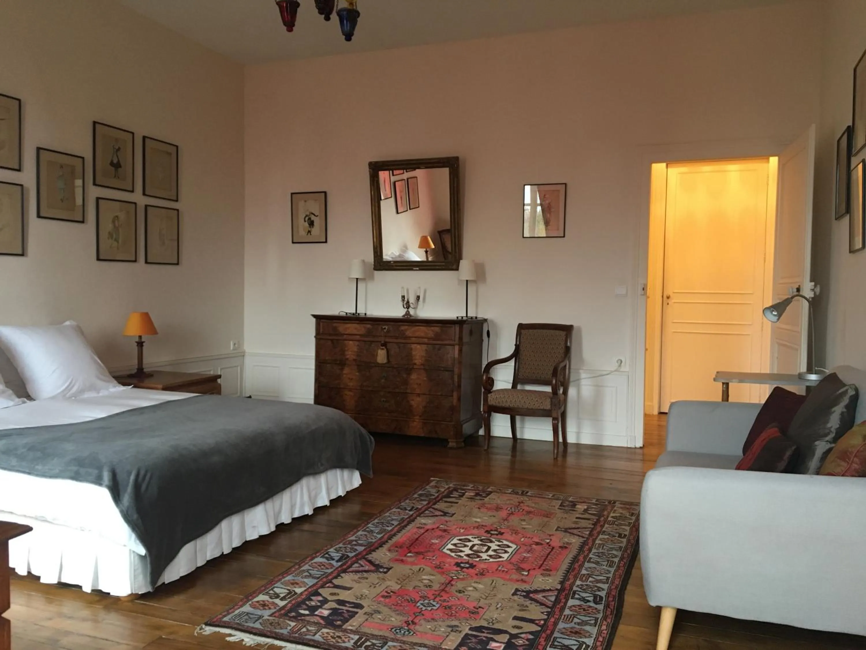 Bed in B&B Le Jardin de Carco