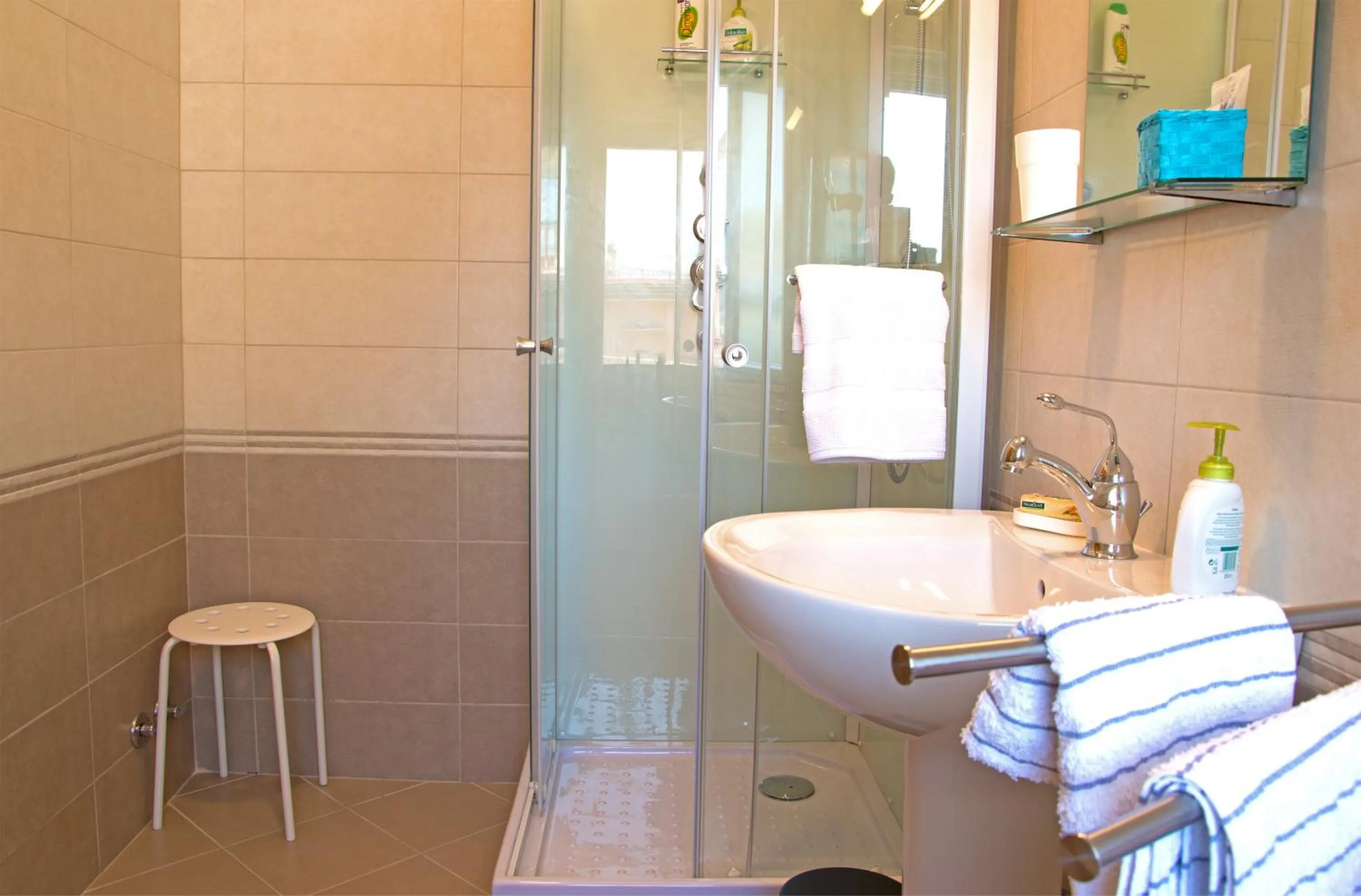 Shower in Da Fabio Bed and Breakfast