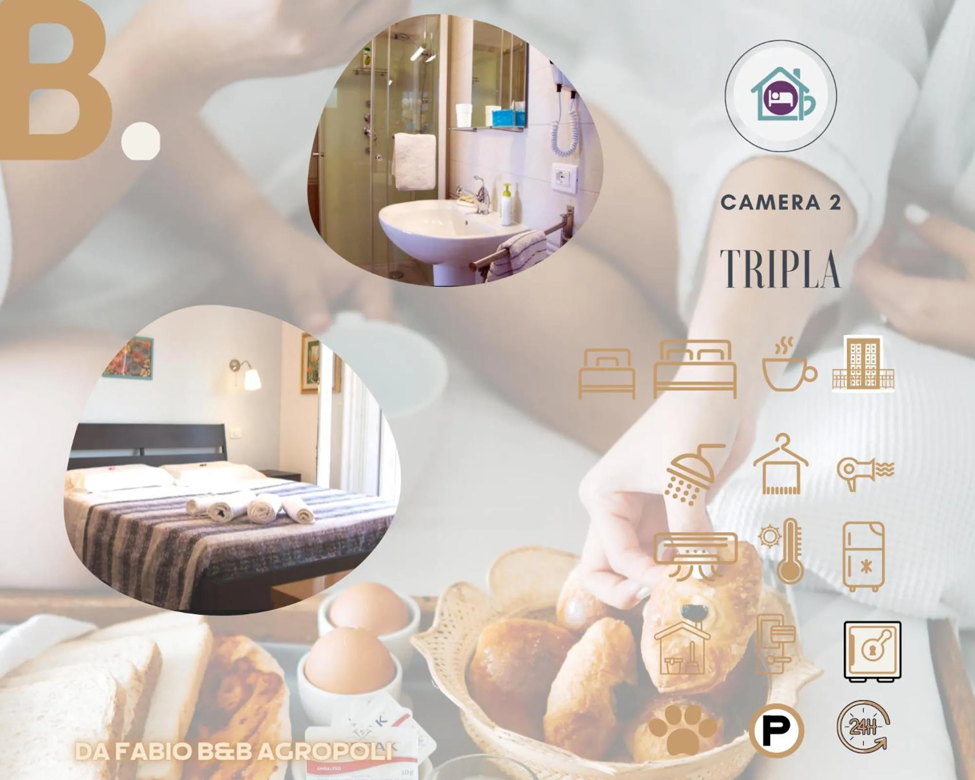 Bedroom in Da Fabio Bed and Breakfast